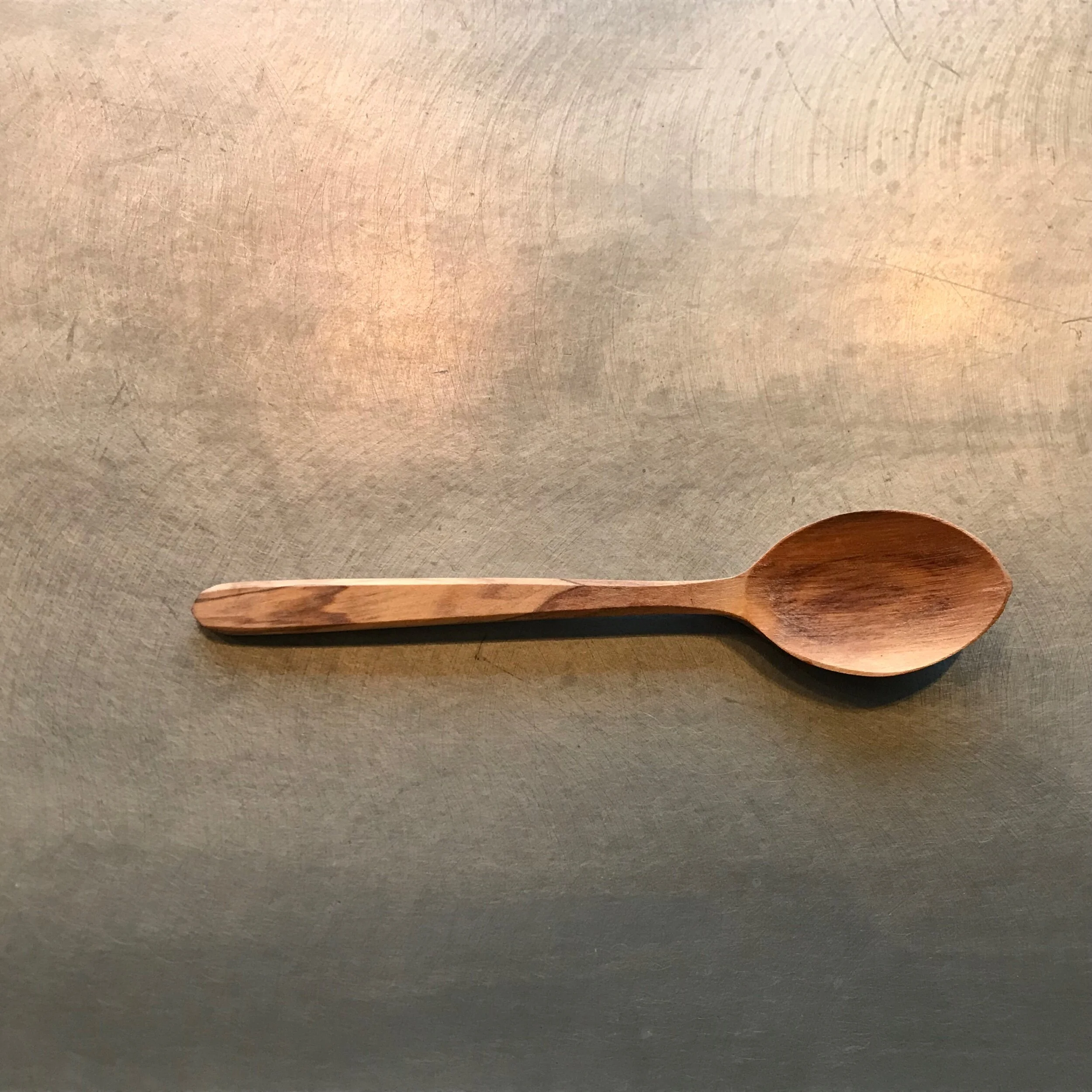 Cuillère ovale bois d’Olivier 15 cm de My Byzance