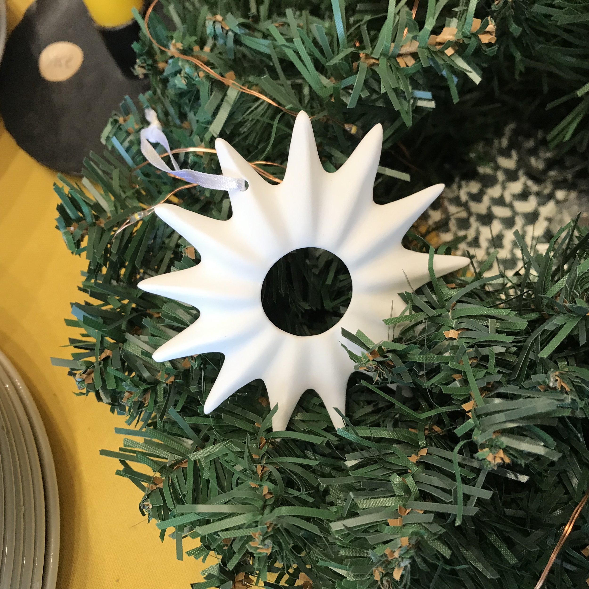 Décoration de Noël soleil mate