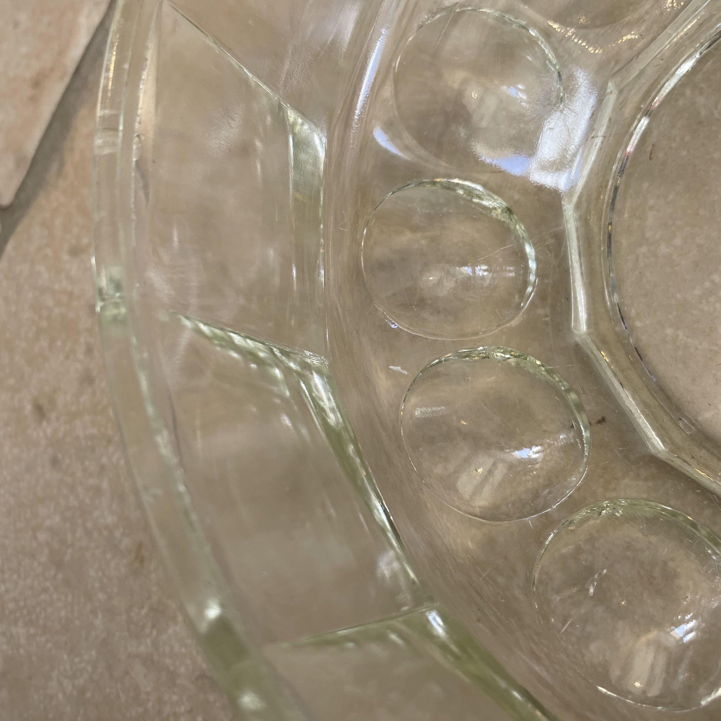 Saladier rond en verre transparent épais D22 cm De My Byzance Broc