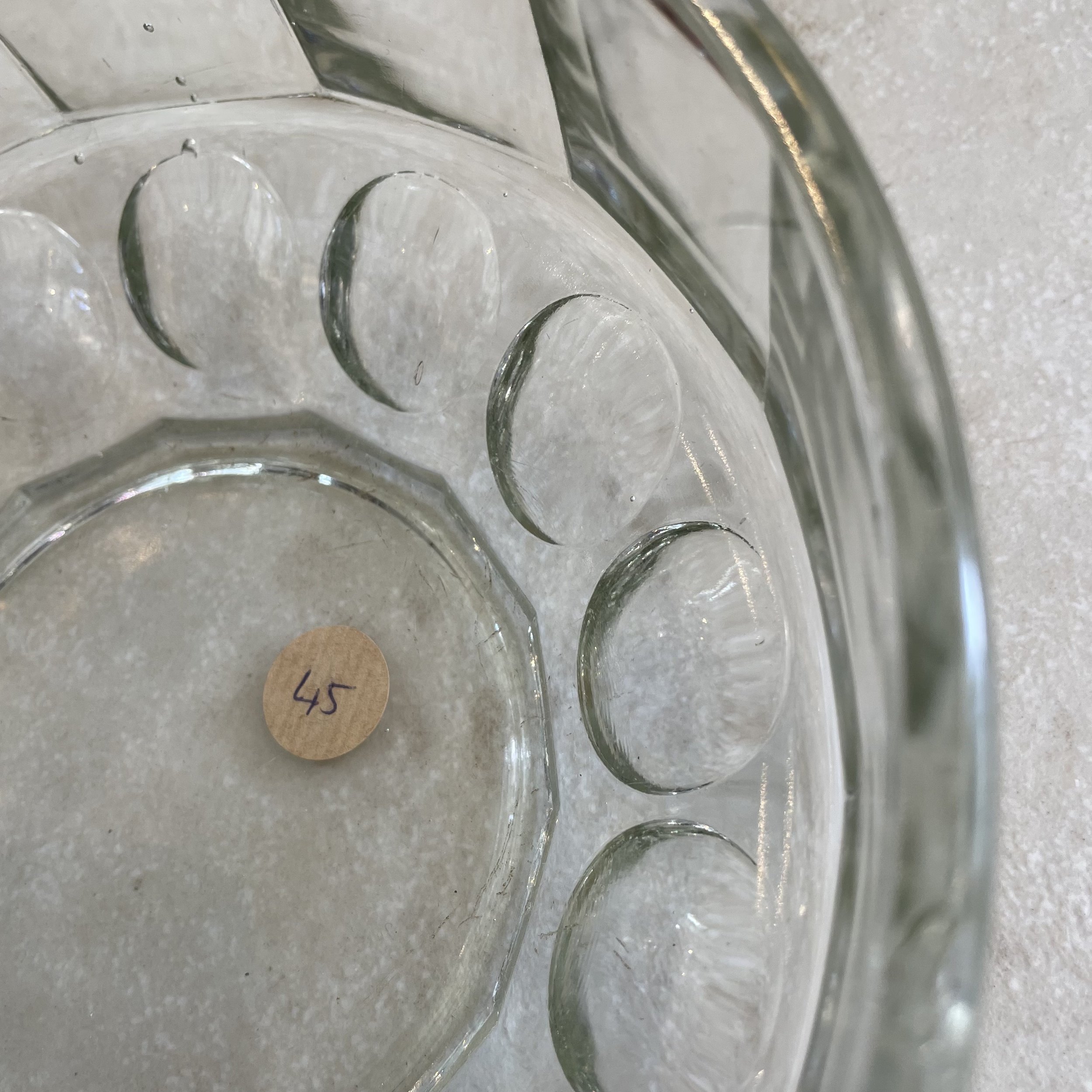 Saladier rond en verre transparent épais D22 cm De My Byzance Broc
