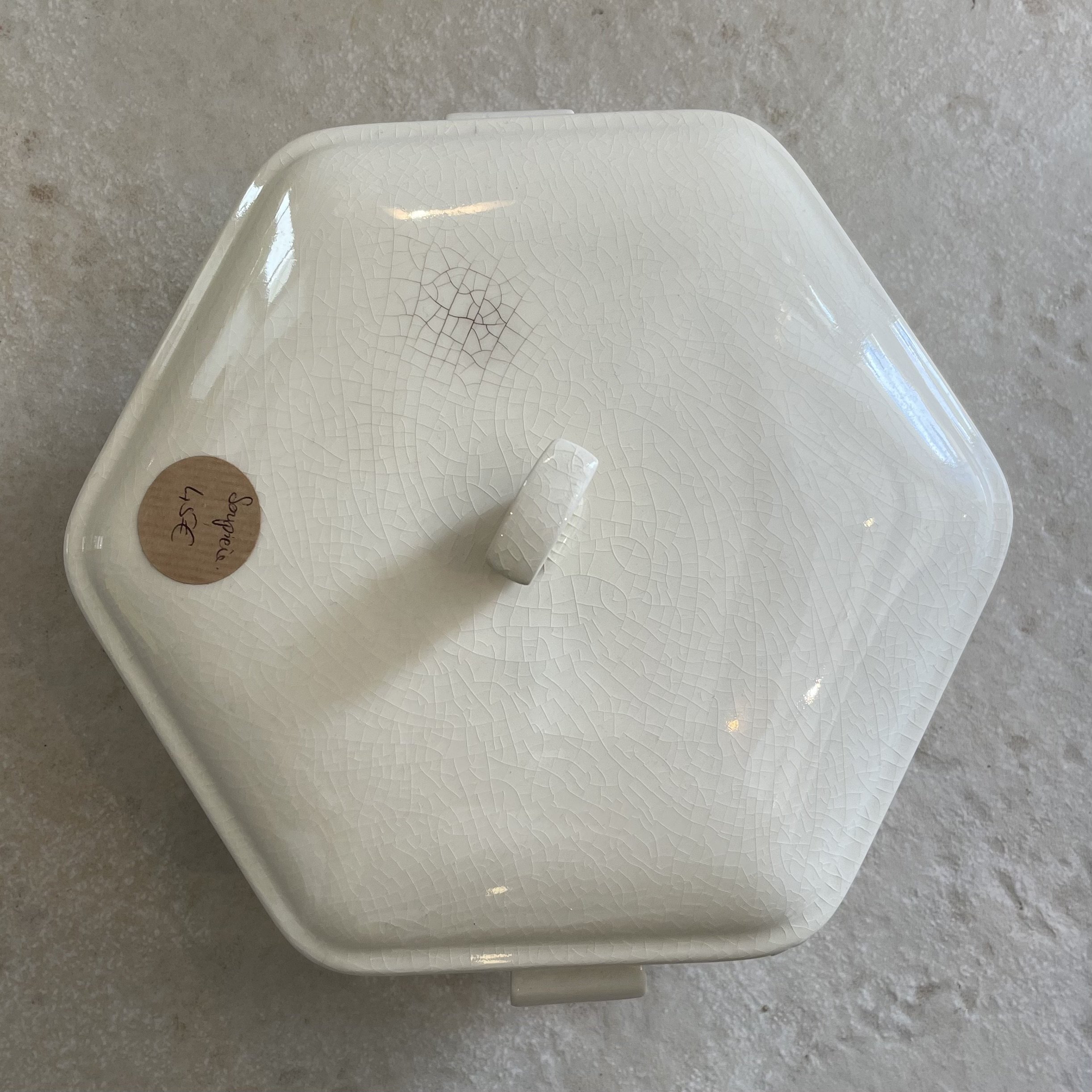 Soupière légumière hexagonale crème de Villeroy & Boch De My Byzance Broc