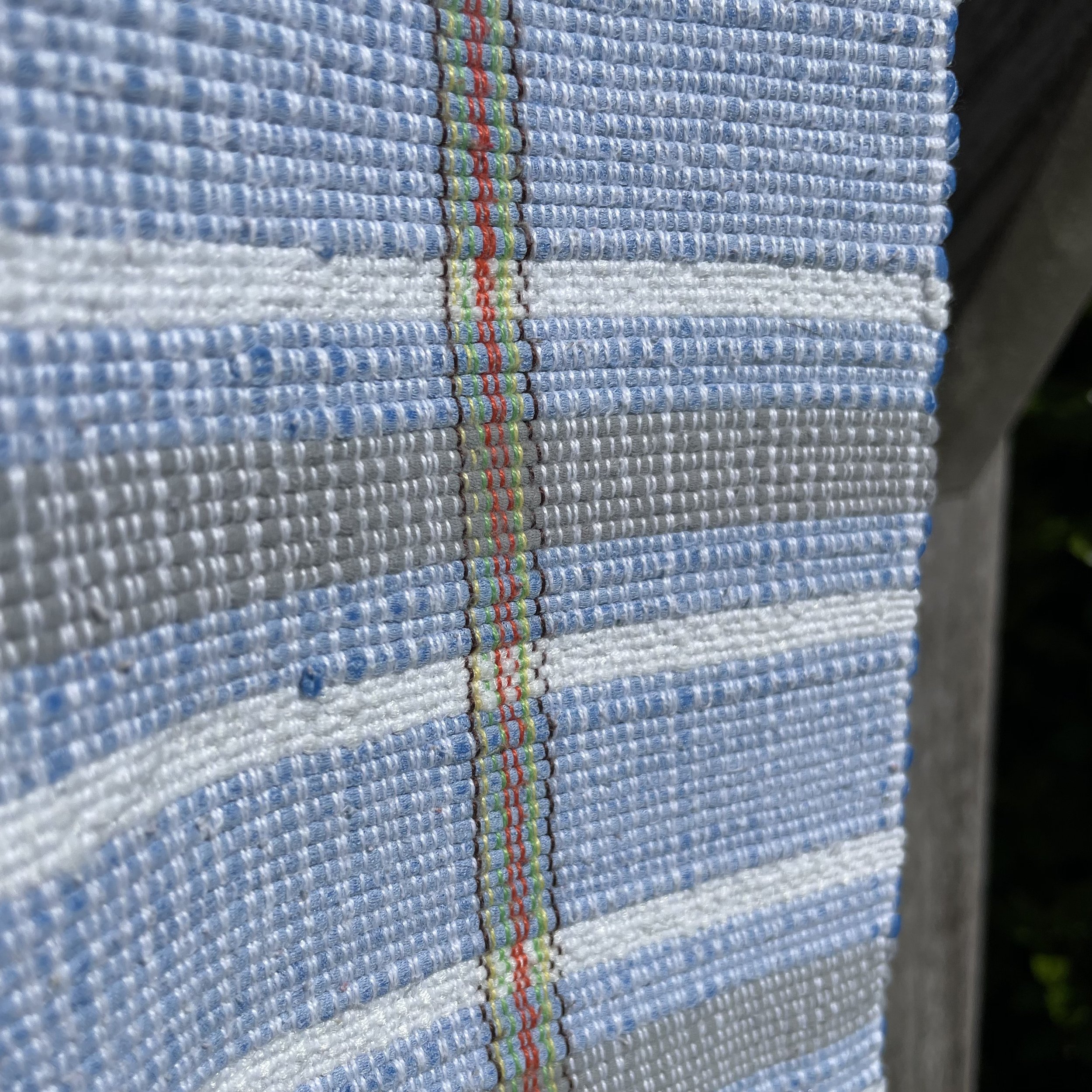 Chemin de table en coton bleu ancien 190 x 80 cm De My Byzance Broc