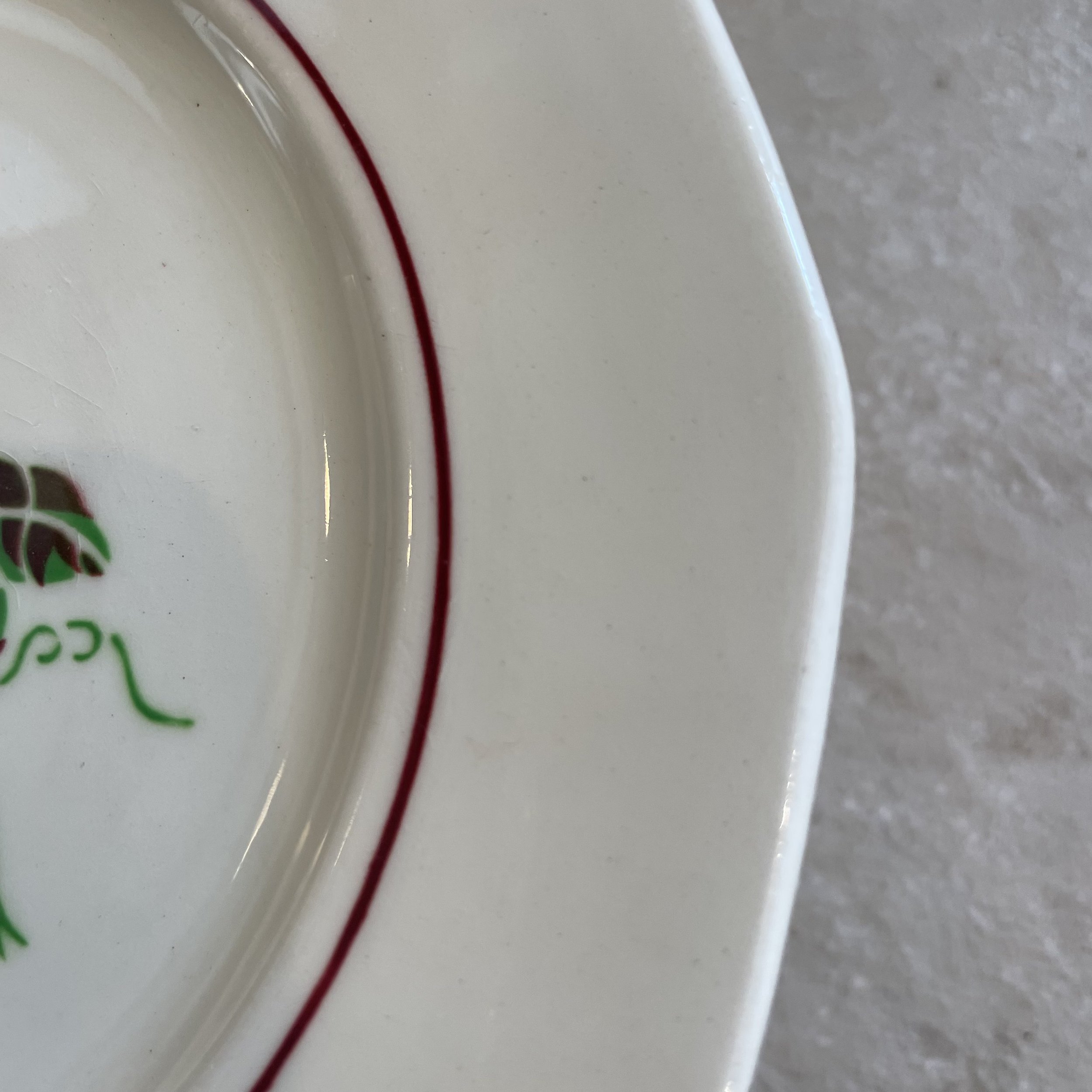 Série de 12 assiettes à dessert Vendée de la faïencerie de Badonviller De My Byzance Broc