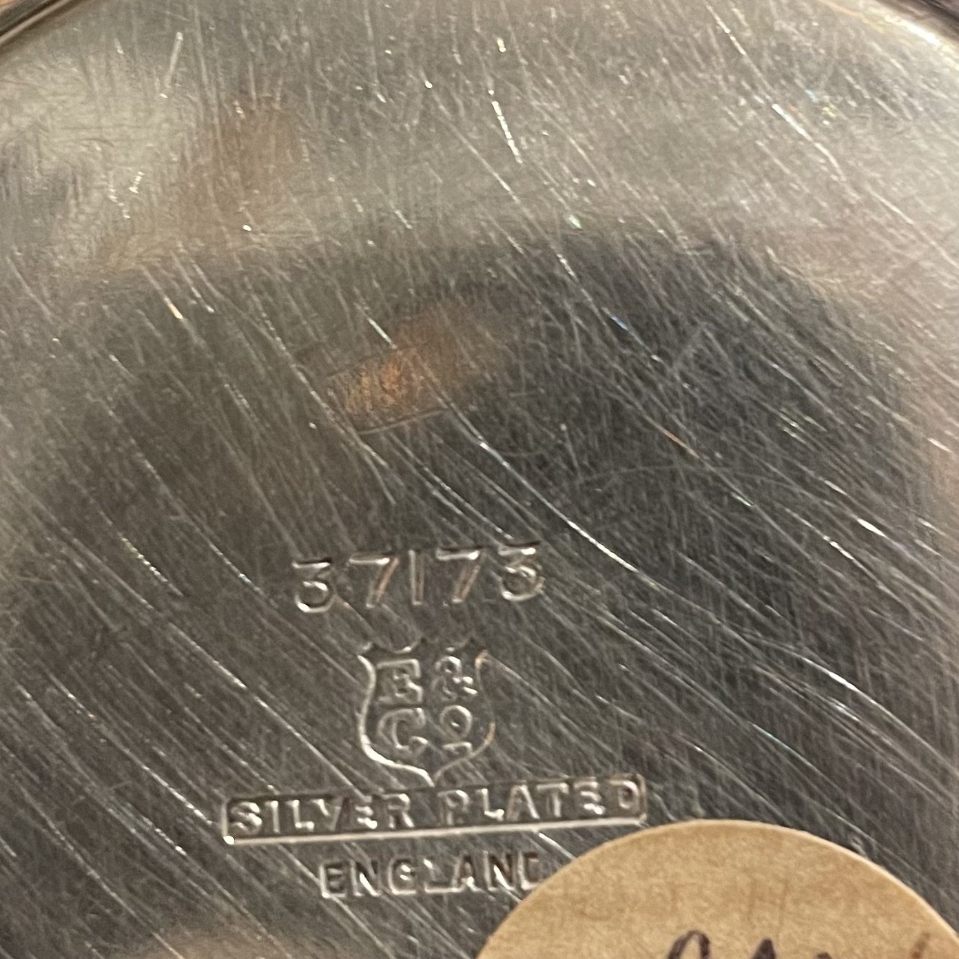 Sucrier métal argenté à 2 anses England de My Byzance