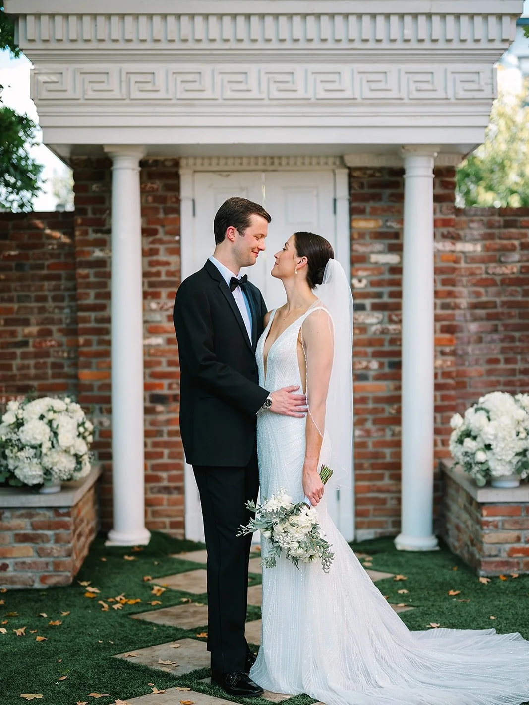 There&rsquo;s something so timeless about a love that doesn&rsquo;t need the extra,just beautiful design, thoughtful details, and two people completely in the moment.

From the clean lines of her gown to the soft whites of the florals, every element 