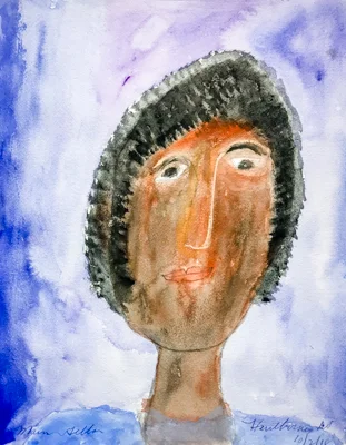 Classic Woman watercolor 14 x16 $300