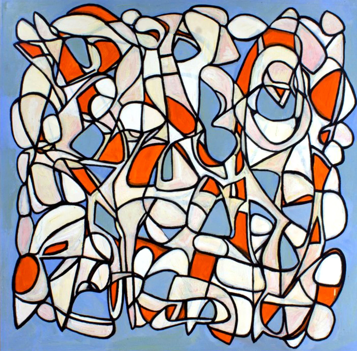  48" x 48" &nbsp;Oil on canvas 