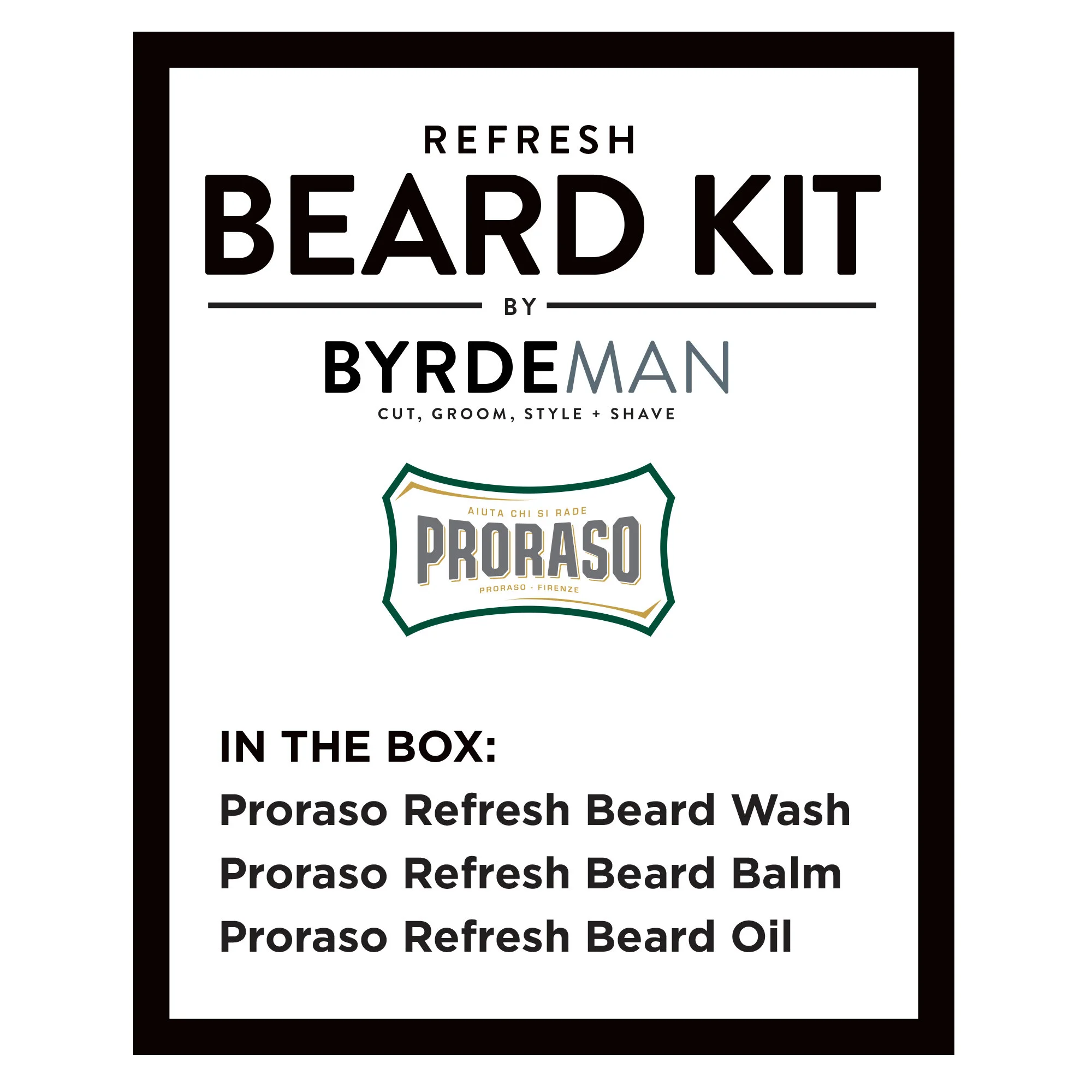  BYRDEMAN Beard Kit