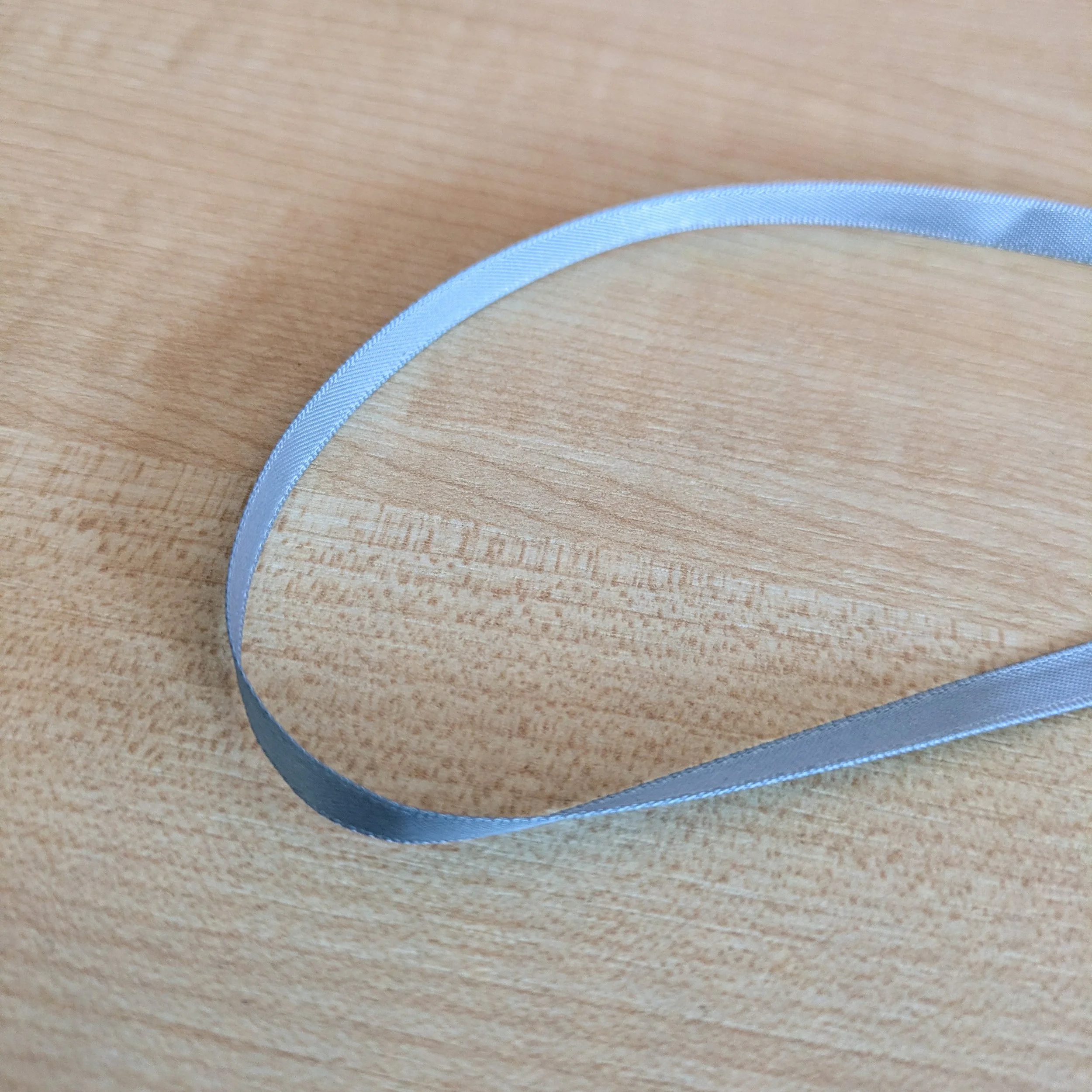 Ruban satiné | Argenté