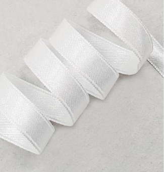 Ruban satiné | Blanc