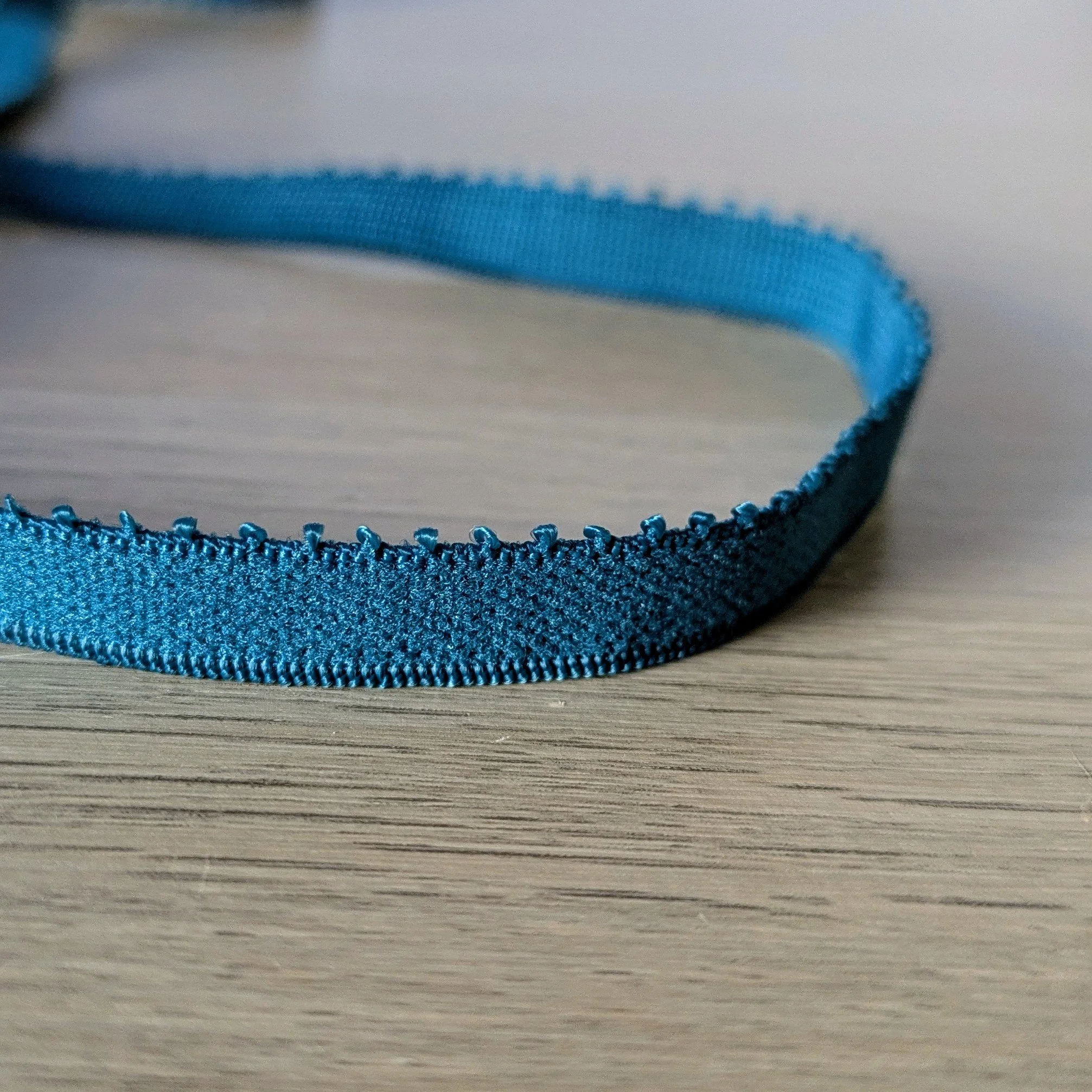 Élastique lingerie 9 mm - Bleu canard