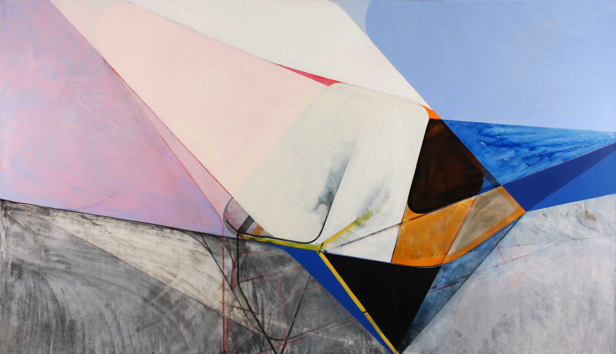  Nick Lamia  (b. 1971)  Untitled , 2016 Oil on canvas 48 x 84 inches 121.9 x 213.4 cm 