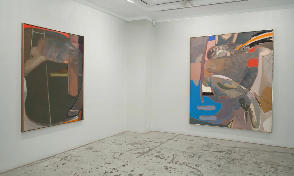 Stephen Greene: 1960s Abstractions , Installation view at Jason McCoy Gallery, 2016.