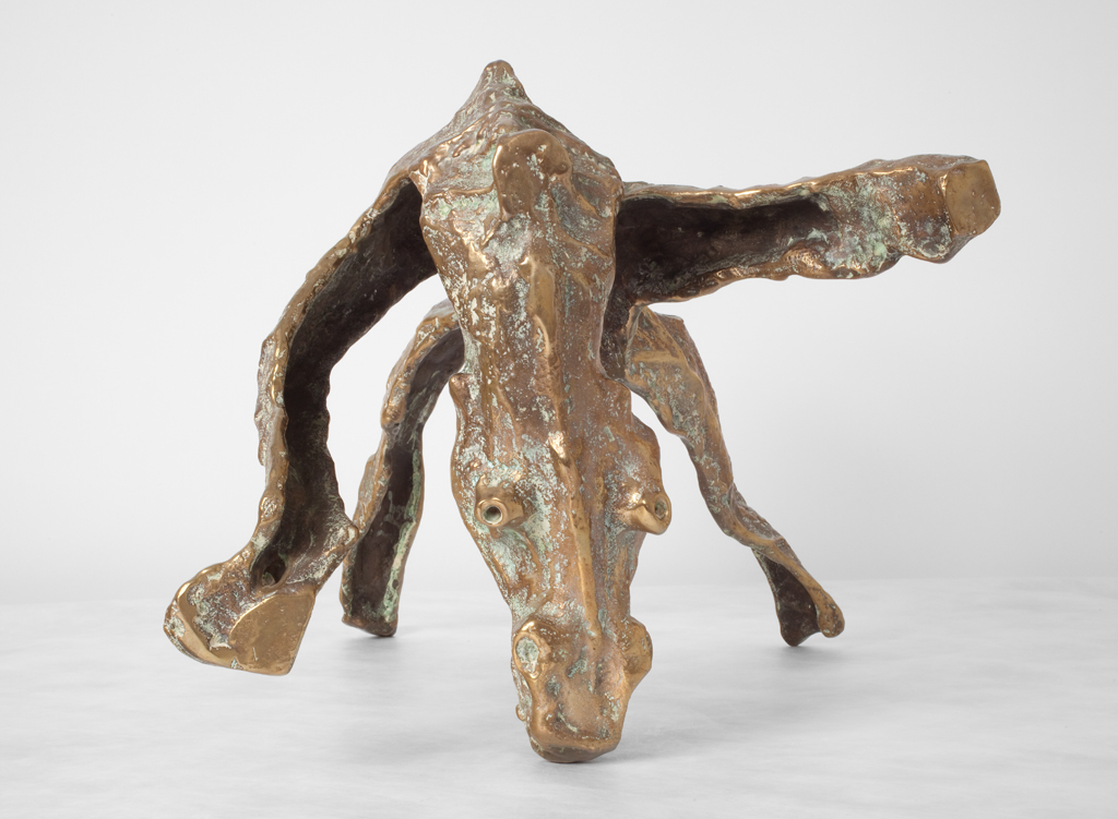   Frederick Kiesler  (1890-1965)  Springing Horse , 1965 Bronze with natural patina 24 x 22 x 16 1/2 inches 61 x 55.9 x 41.9 cm 