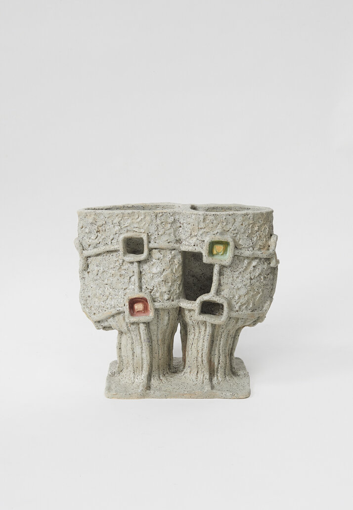 Elisa Soliven  Pair,Two of Cups,  2020  Glazed ceramic 14 x 10 x 7 inches  