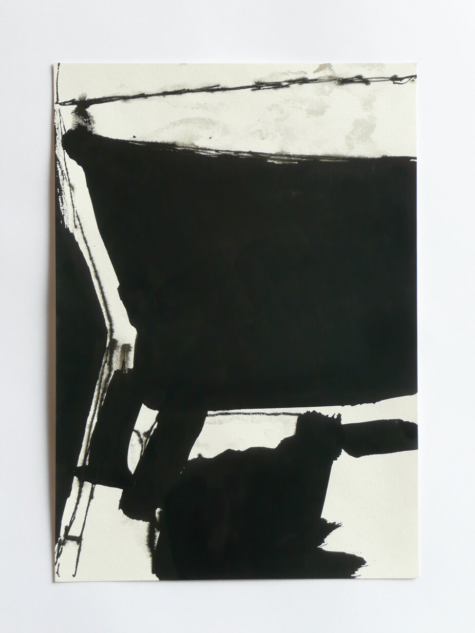  Heiner Blumenthal  Untitled , 2018 Ink on paper 11 3/4 x 8 1/4 inches 