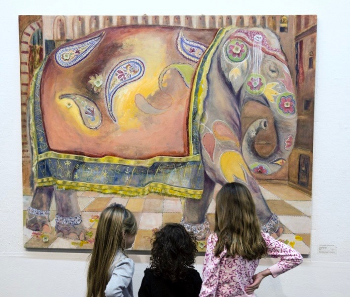 Indian Elephant (installation view)