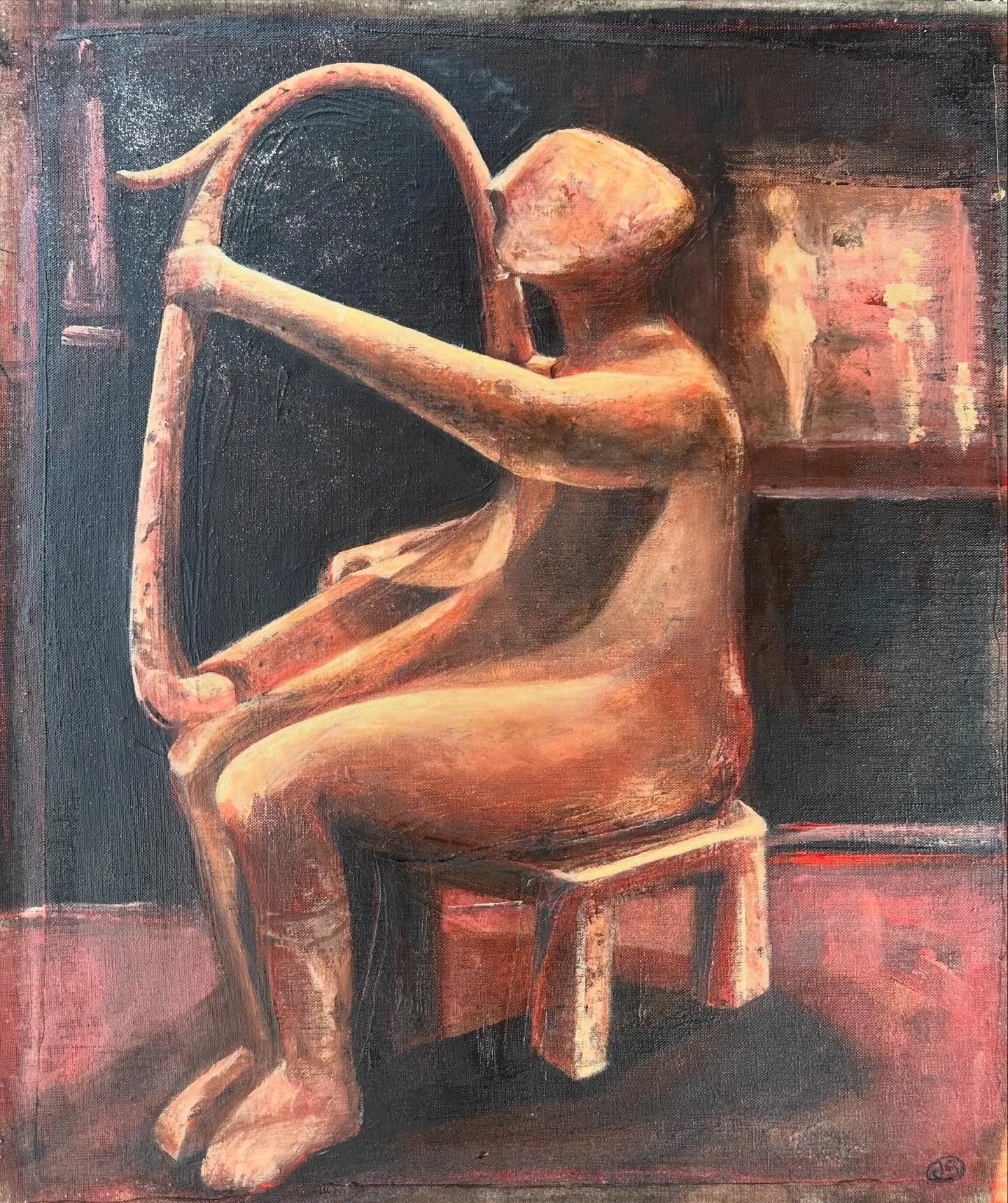 Cycladic Harp Player