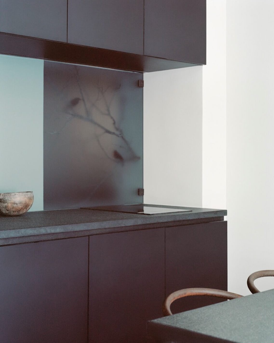 One of our favorite kitchens we had the pleasure of building a few years ago designed by @of_possible which utilizes a stunning combination of materials.

India Ink on Ash. Blackened Steel &amp; Glass.

Photography by @arorygardiner