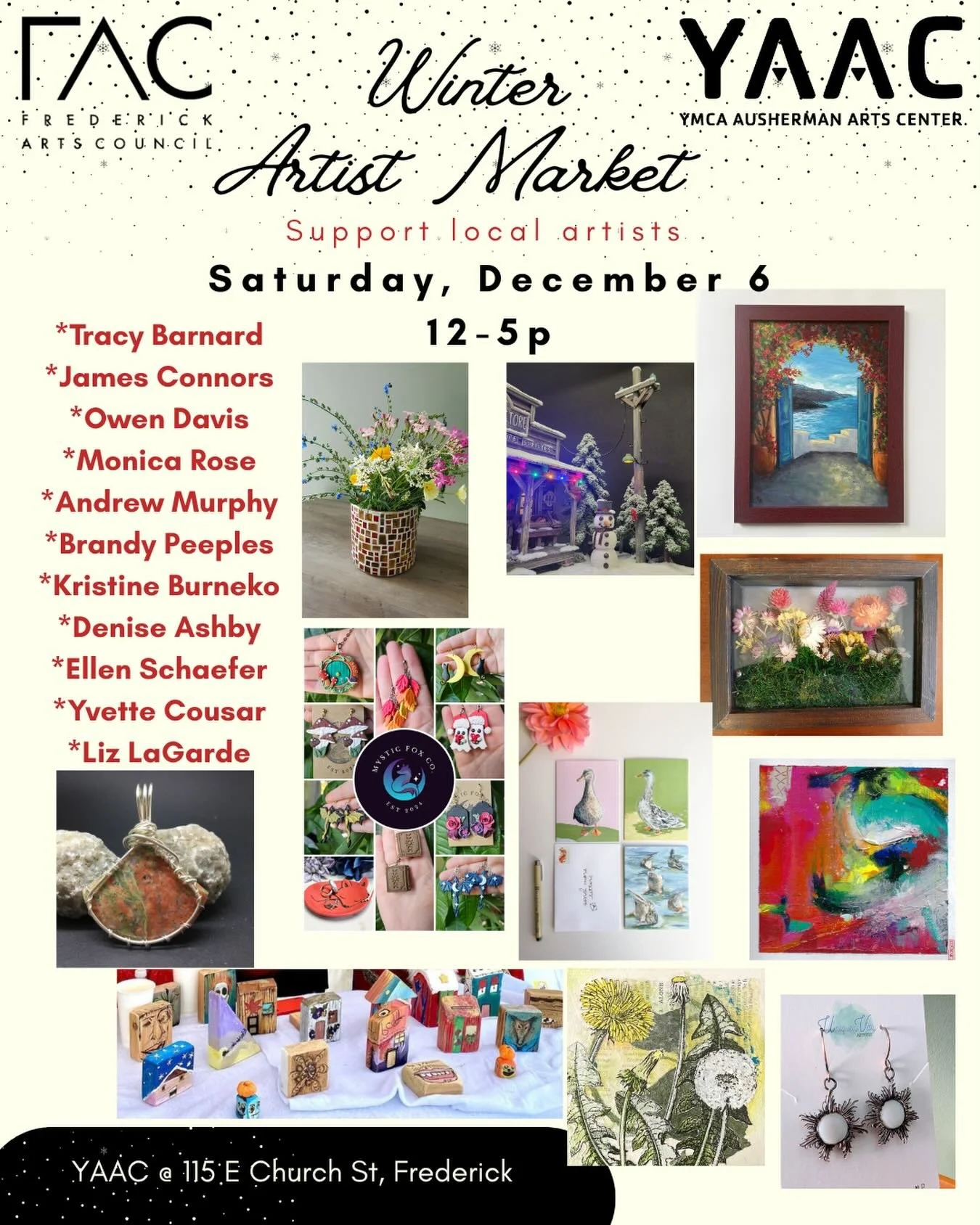 Join me tomorrow in downtown Frederick!
