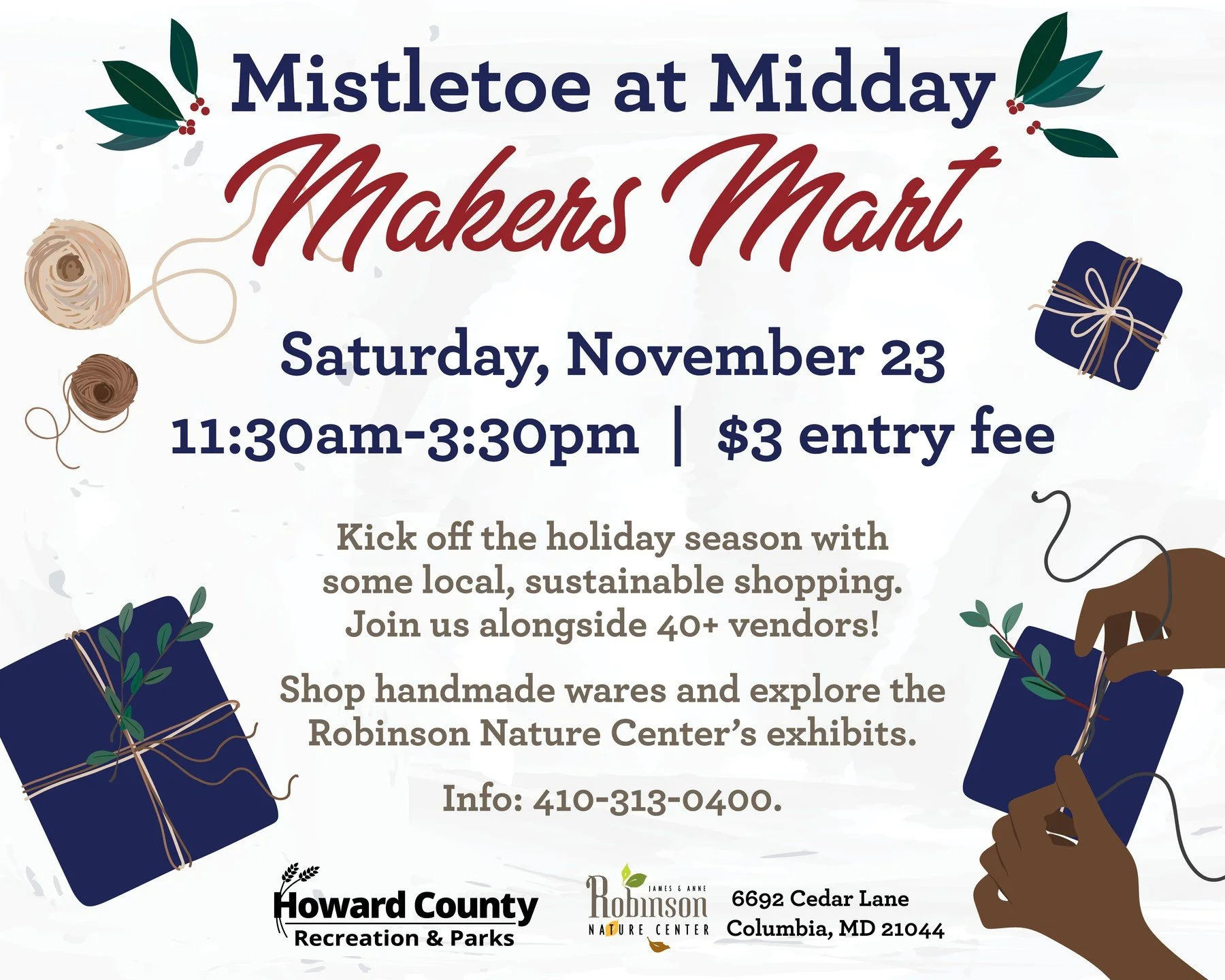 Join me tomorrow in Columbia, MD. I'll be at Robinson Nature Center with cards, notebooks, coasters, totebags, prints, and original artwork!