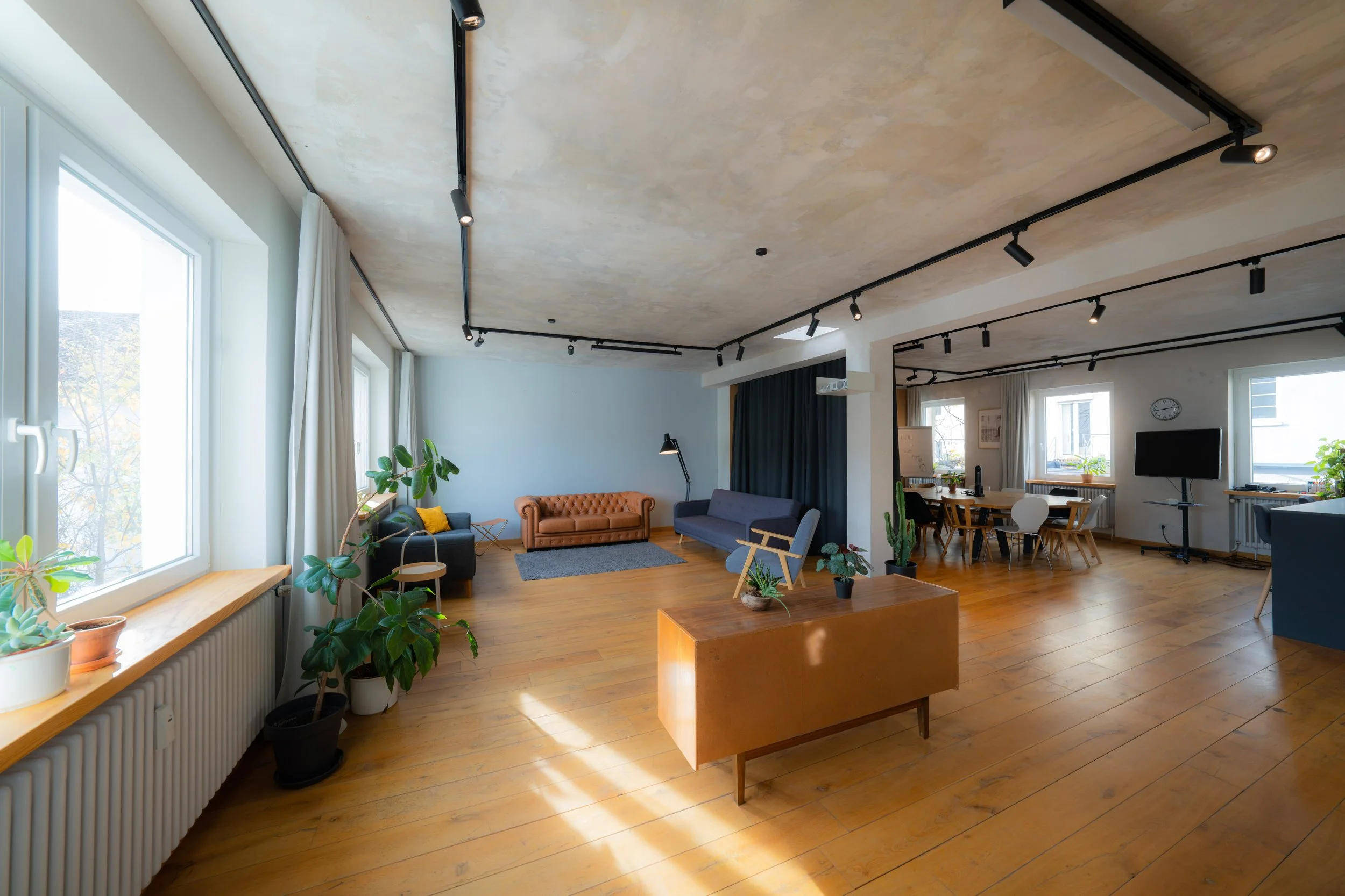 der gesamte Raum im Überblick