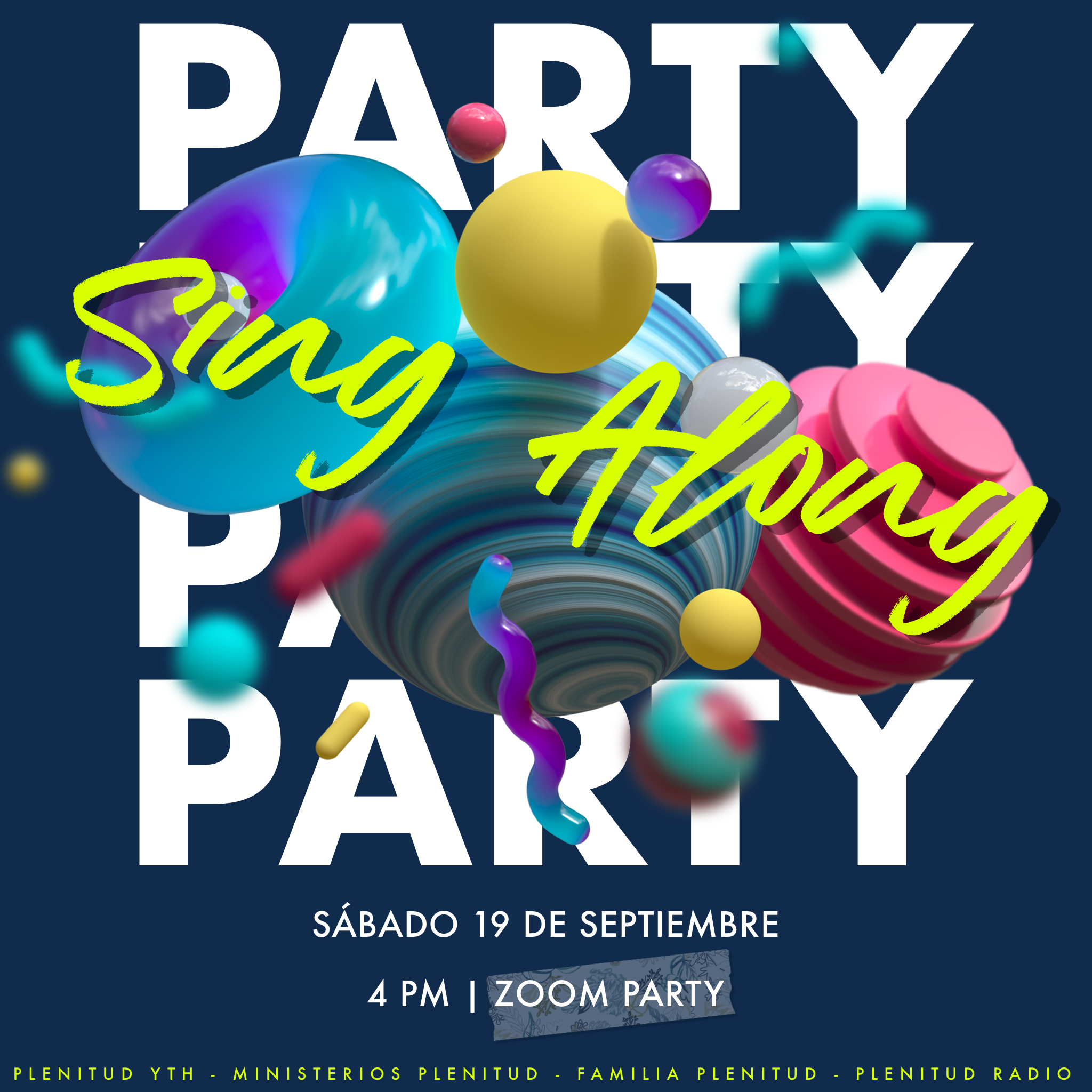 PLENITUD YTH &amp; PLENITUD RADIO ZOOM SING ALONG PARTY