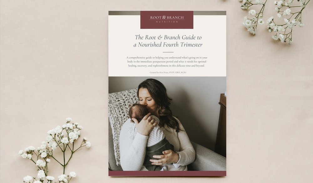 Guide to a Nourished Fourth Trimester Ebook
