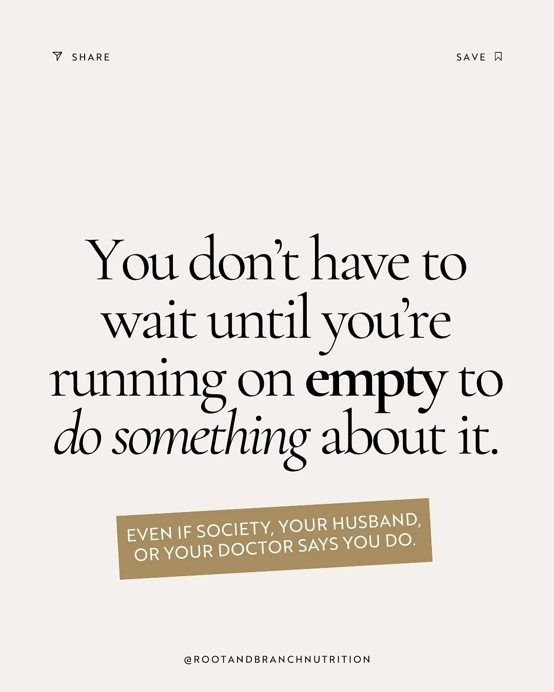 I&rsquo;m sure your husband is great&hellip;&thinsp;
&thinsp;
(But does he *really* get it?) &thinsp;
&thinsp;
And I bet your doctor means well.&thinsp;
&thinsp;
(But how surface level is the care provided?) &thinsp;
&thinsp;
And I know societal cond
