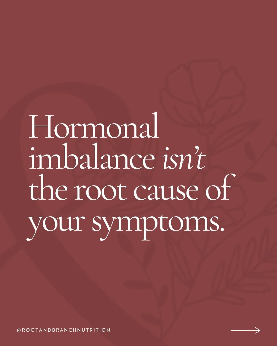 Oh and in case you need the reminder:&thinsp;
&thinsp;
Being a mom *definitely* isn&rsquo;t the root cause, either.&thinsp;
&thinsp;
The most effective (and efficient) path to feeling better in your body, eliminating your symptoms, and resolving the 