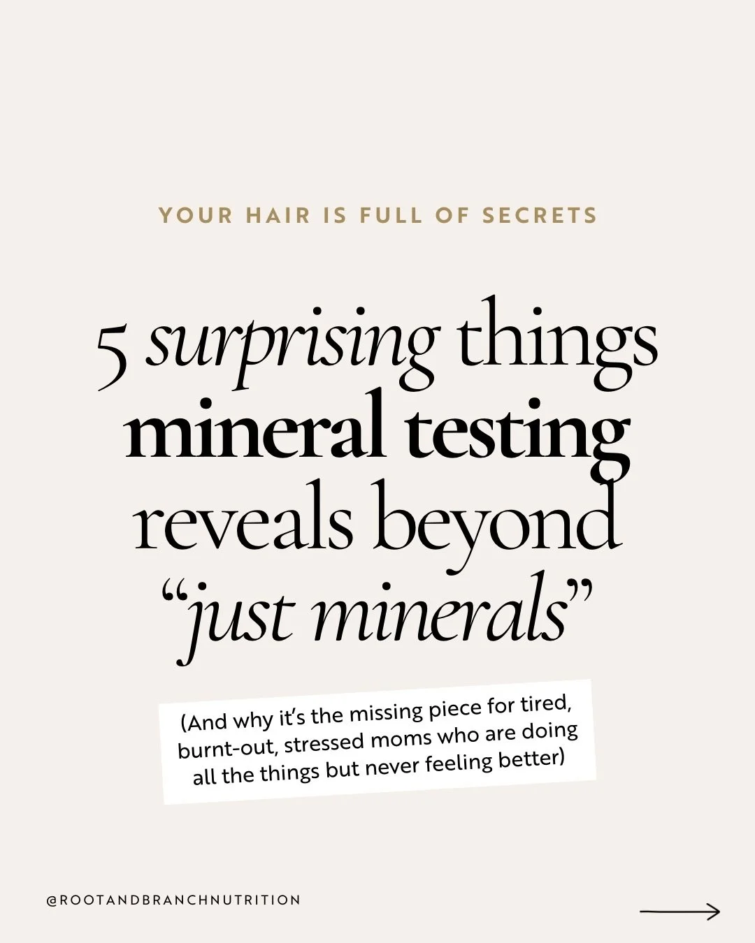 Is it "mom life" or is it your minerals? 
 
Motherhood is SO demanding (duh).
 
But that also includes of minerals... and energy...
 
And the stress we go through becoming and being moms all directly impacts our metabolisms, nervous systems