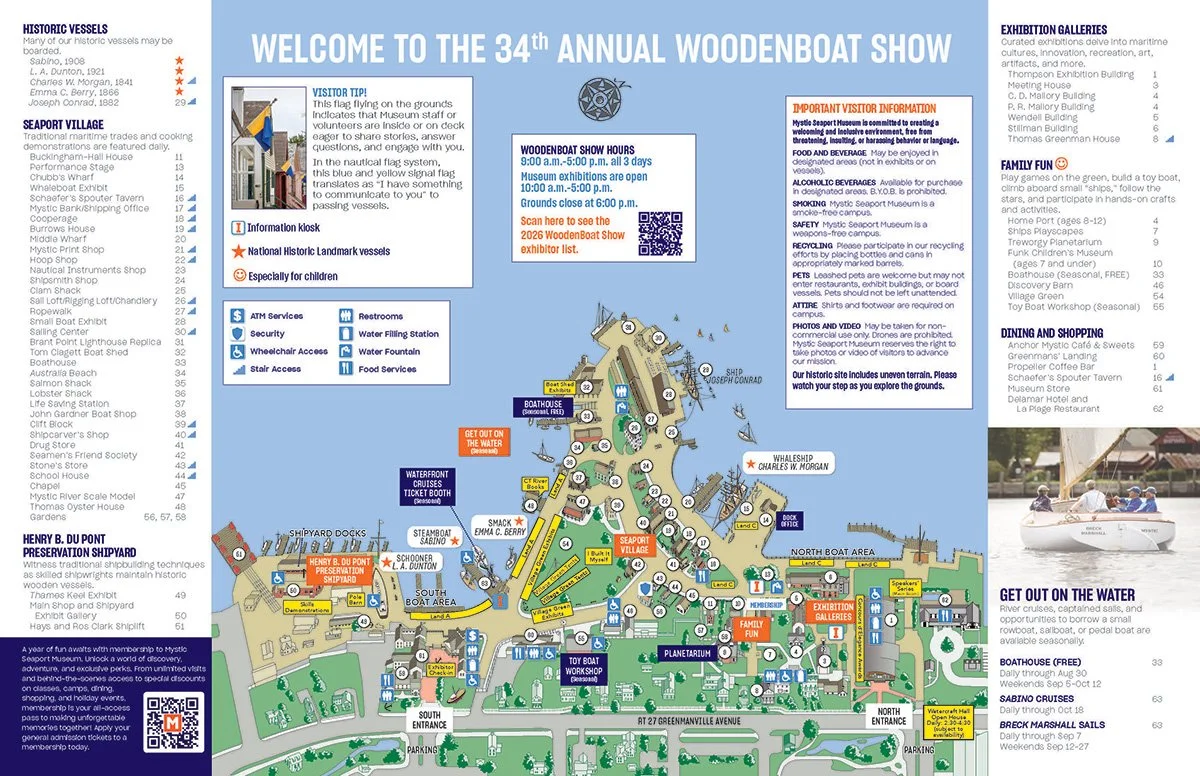 WoodenBoat Show map 2026