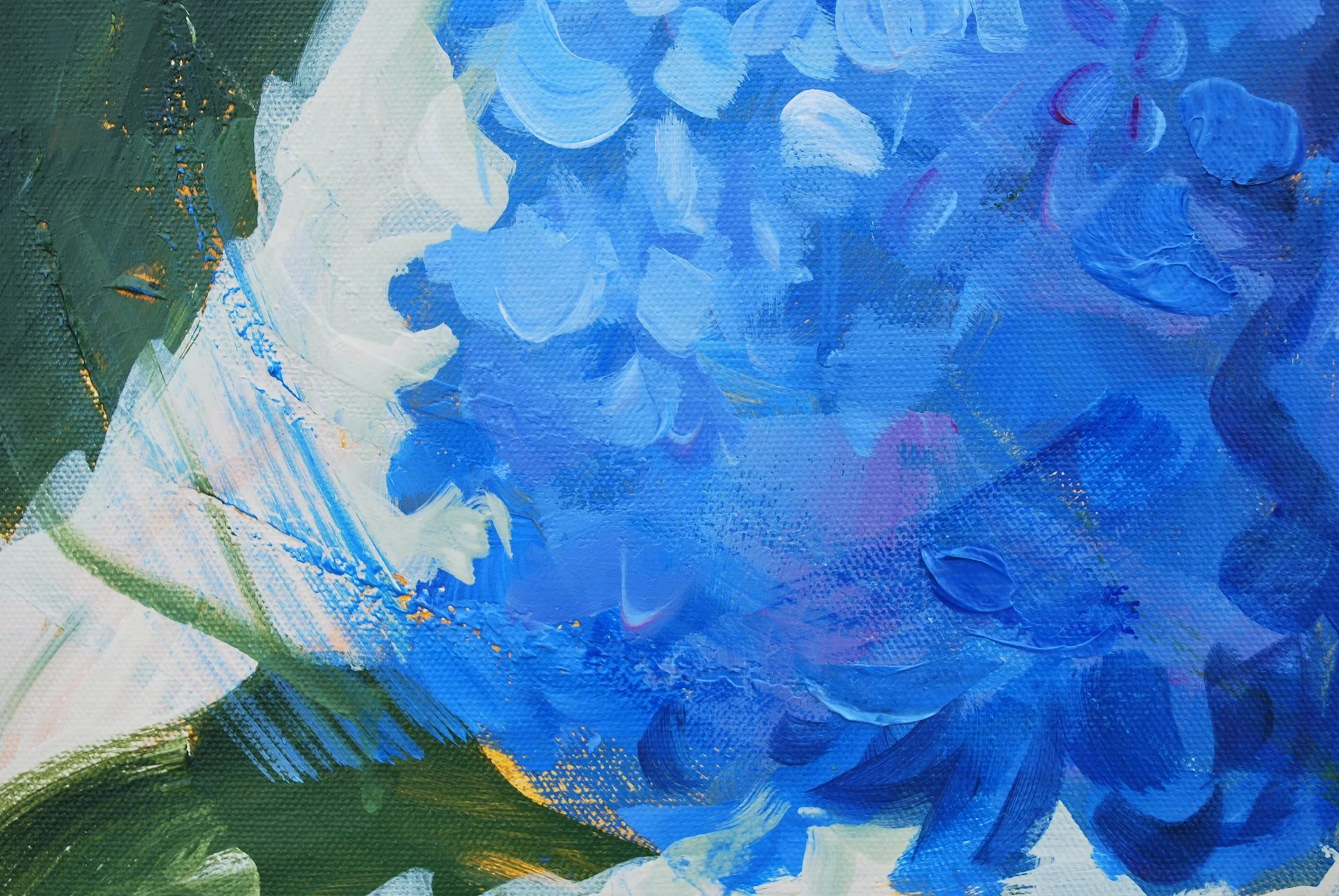 Blue Hydrangeas in the Rain Painting Brush Stroke.JPG