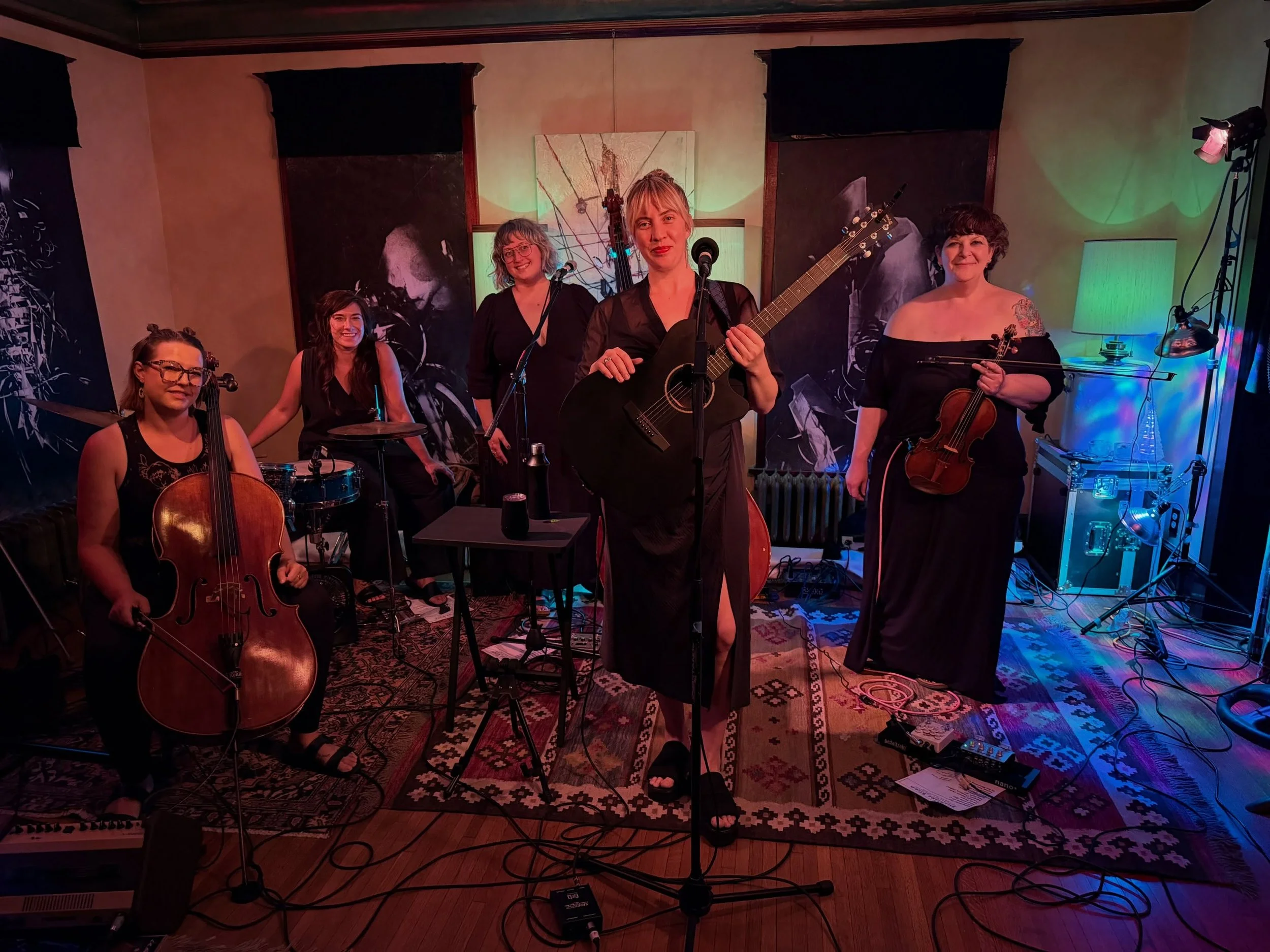 What a wonderful night of Duluth music at 2104

Many thanks to Witchfarm for opening, Rich &amp; Sarah for hosting, and all of the guests for filling the space with such warmhearted energy 🖤

We&rsquo;re lucky to have another house show in Duluth on