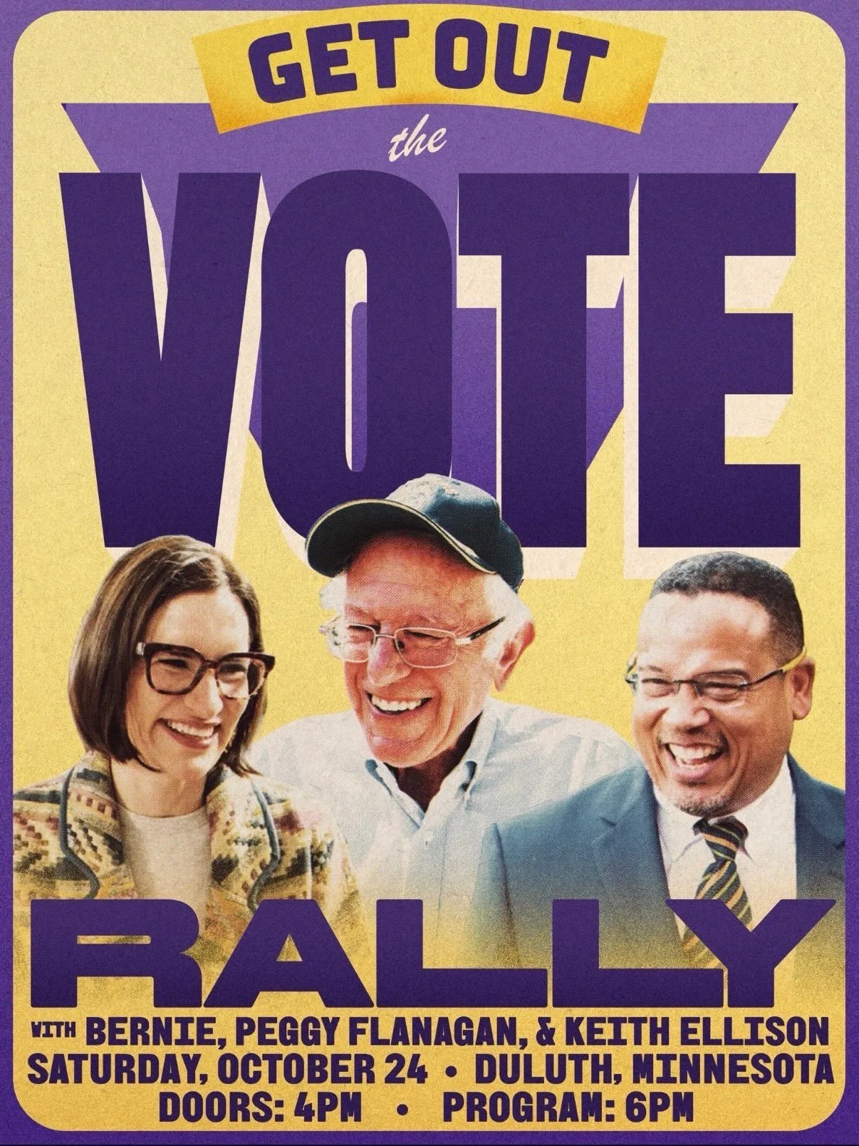 Solo Show at the @berniesanders Get Out The Vote rally in Duluth tomorrow! I&rsquo;ll perform at 5:25pm. Link to RSVP in bio 🖤