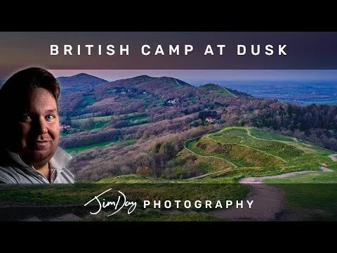 The Malvern Hills at Dusk from British Camp / Herefordshire Beacon