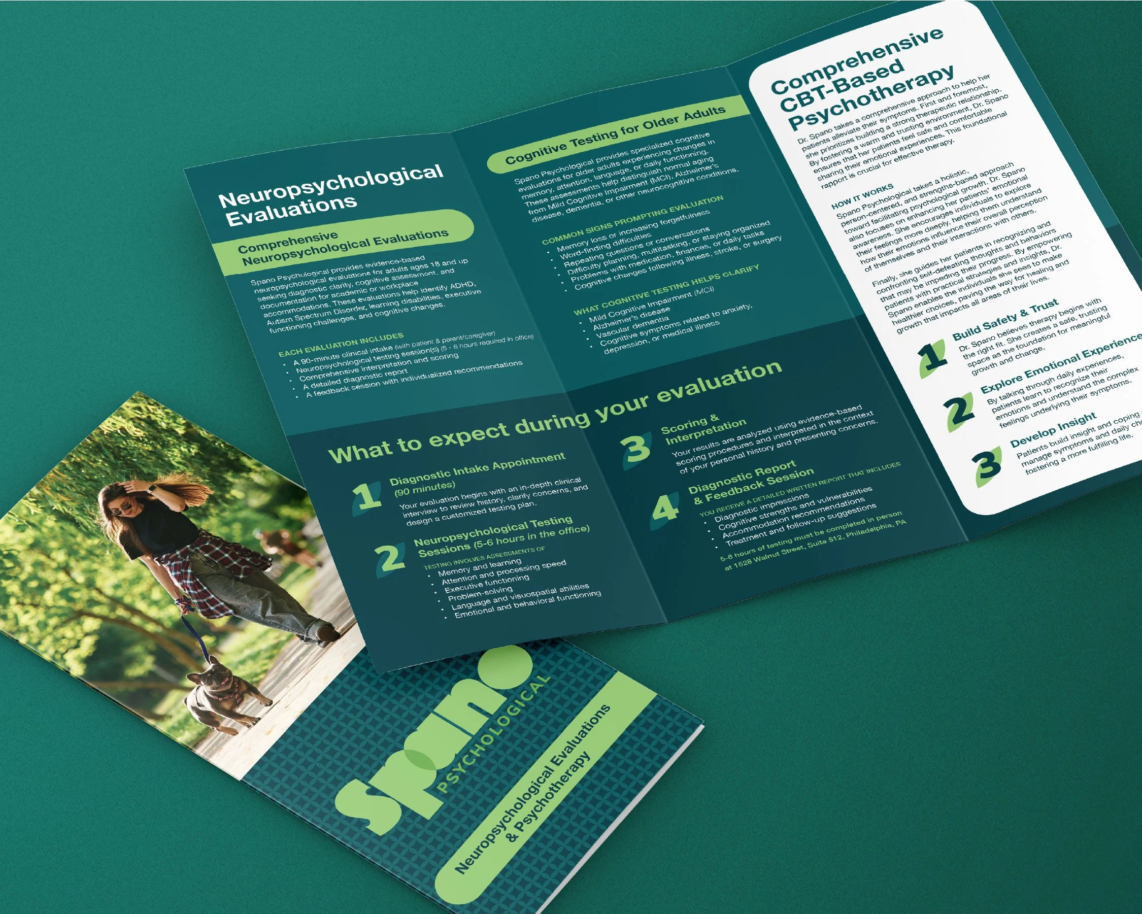 Spano Psych Visual Identity Brochure