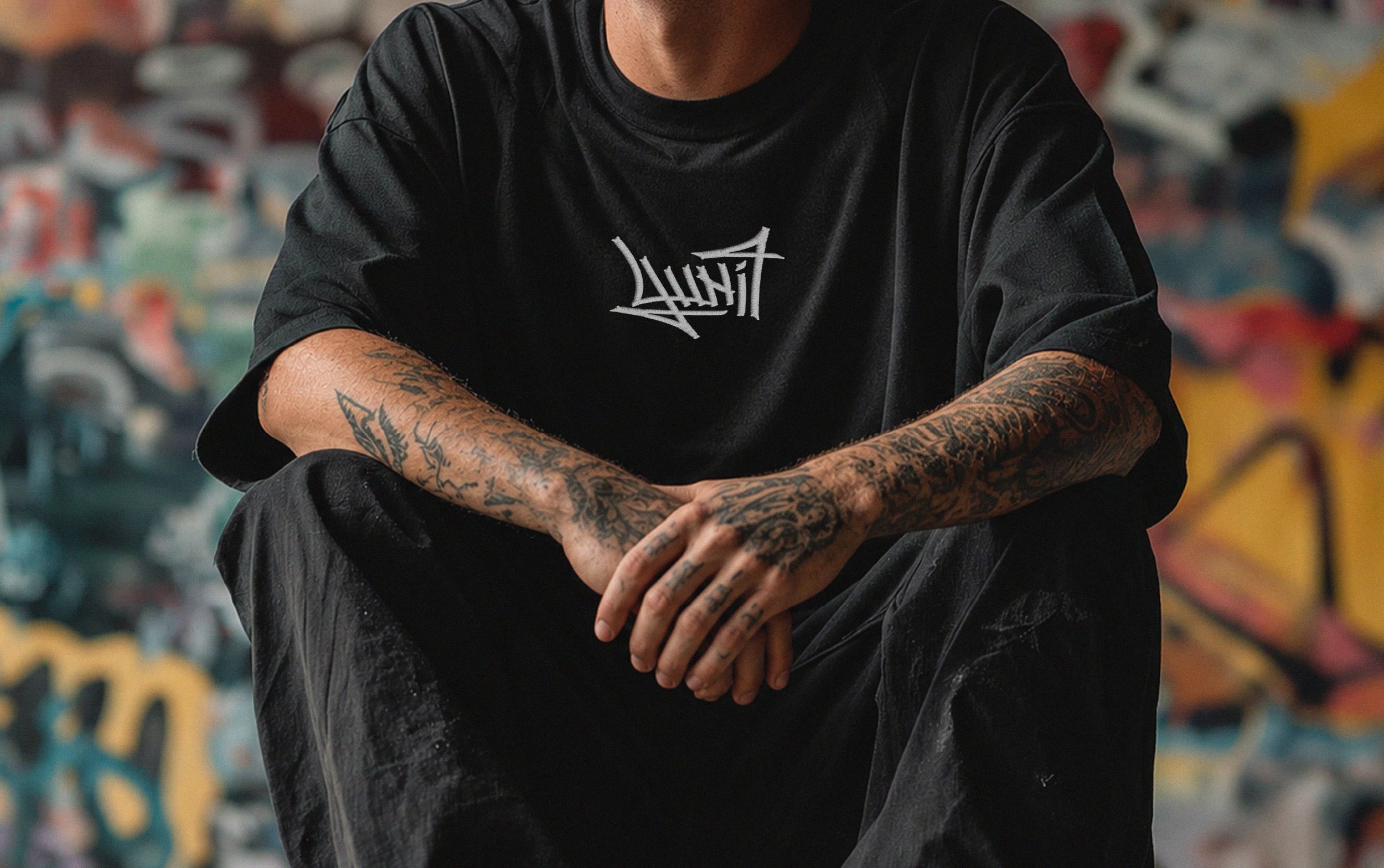 Yunit dubstep merch embroidered limited northern invasion Yunit tee