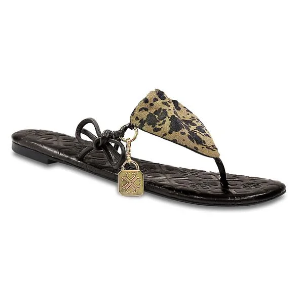 Luxtrada Sicily Mucca Bikini Thong - Brown/Black 