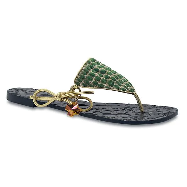 Luxtrada Sicily Victorian Bikini Thong - Jade 