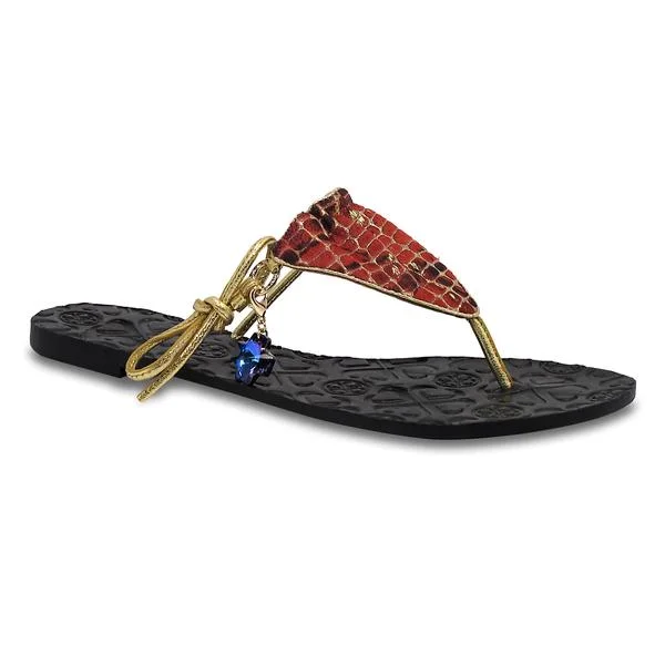 Luxtrada Sicily Victorian Bikini Thong - Ruby 