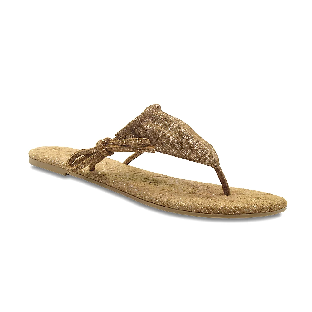 Pure Denim Bikini Thong - Khaki