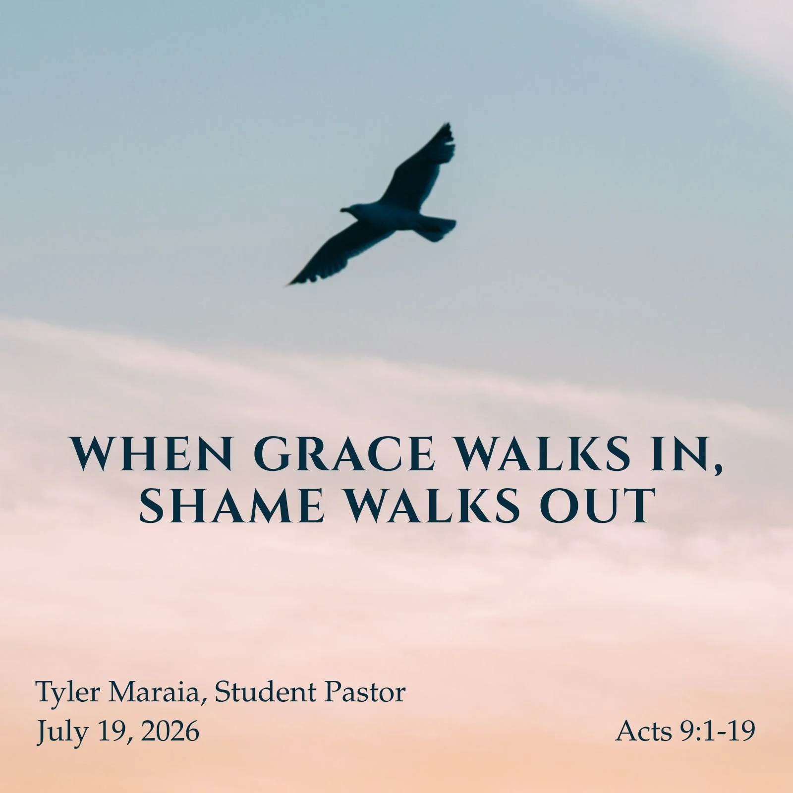 When Grace Walks In, Shame Walks Out