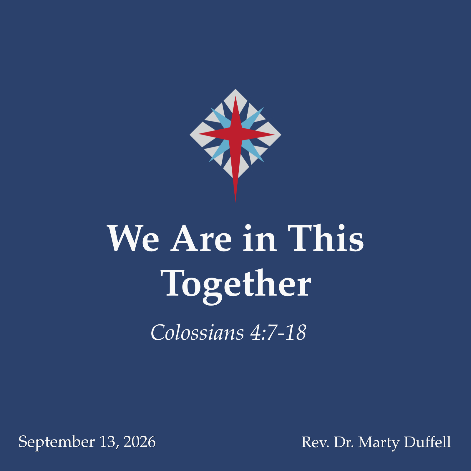 We Are in This Together