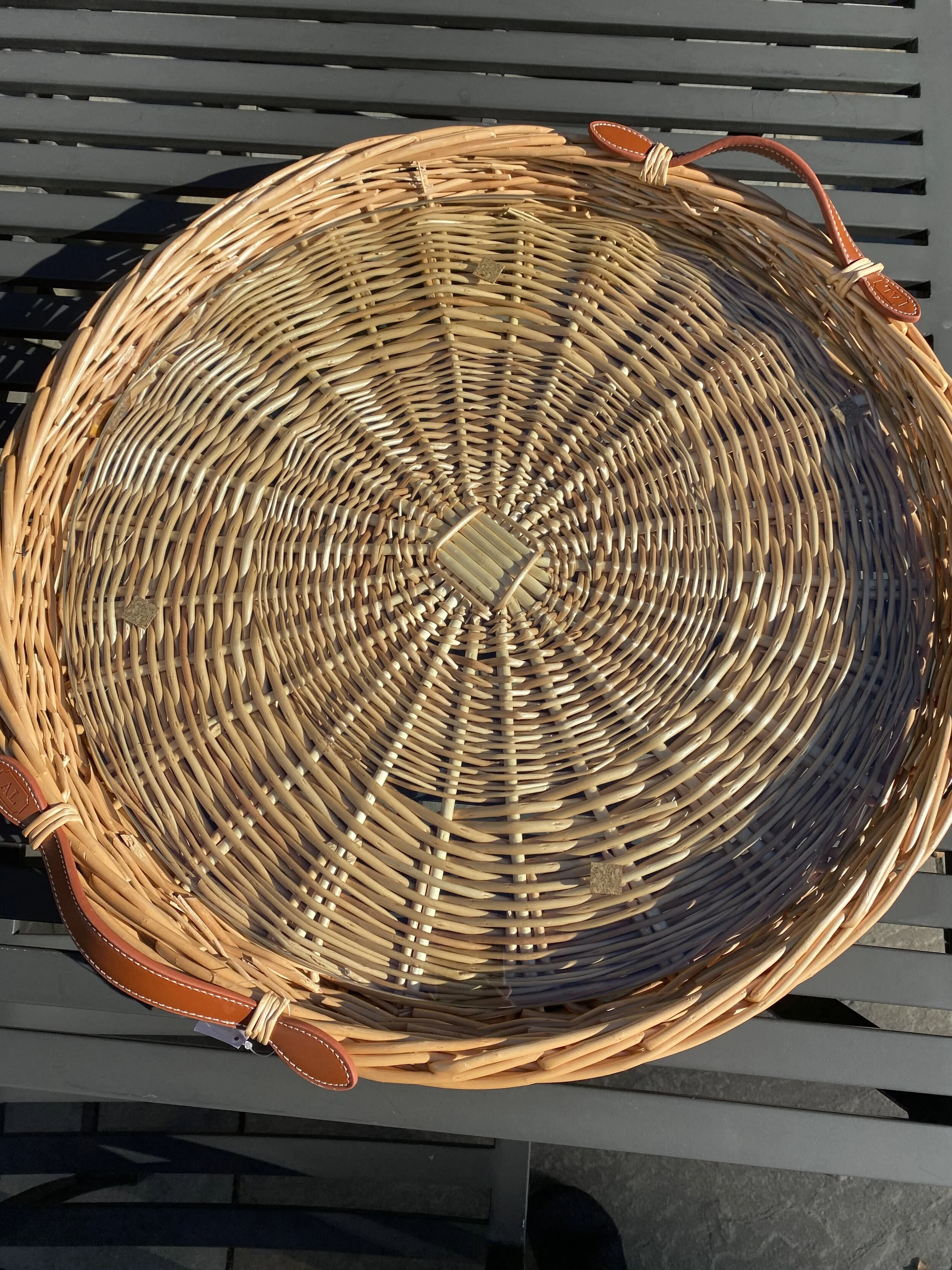 Amanda Lindroth Island Tray Round Large Tan
