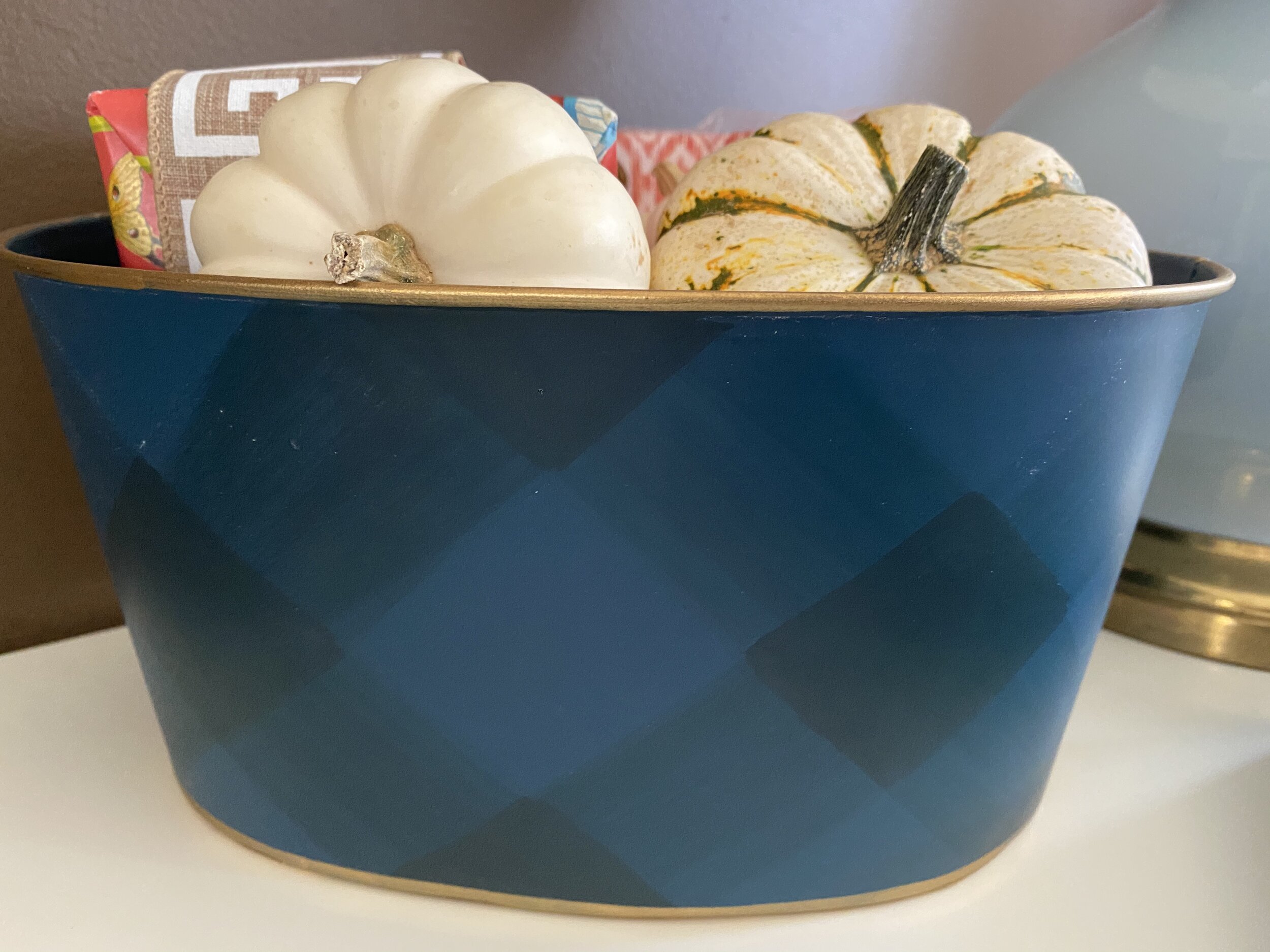 Sussex Navy/Teal Plaid Tub