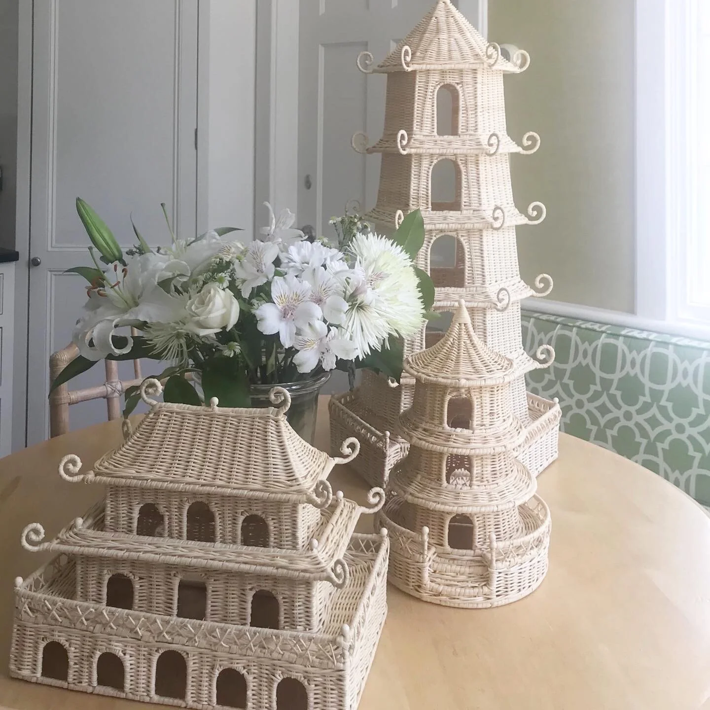 Amanda Lindroth Pagodas ~ Rectangle & Round