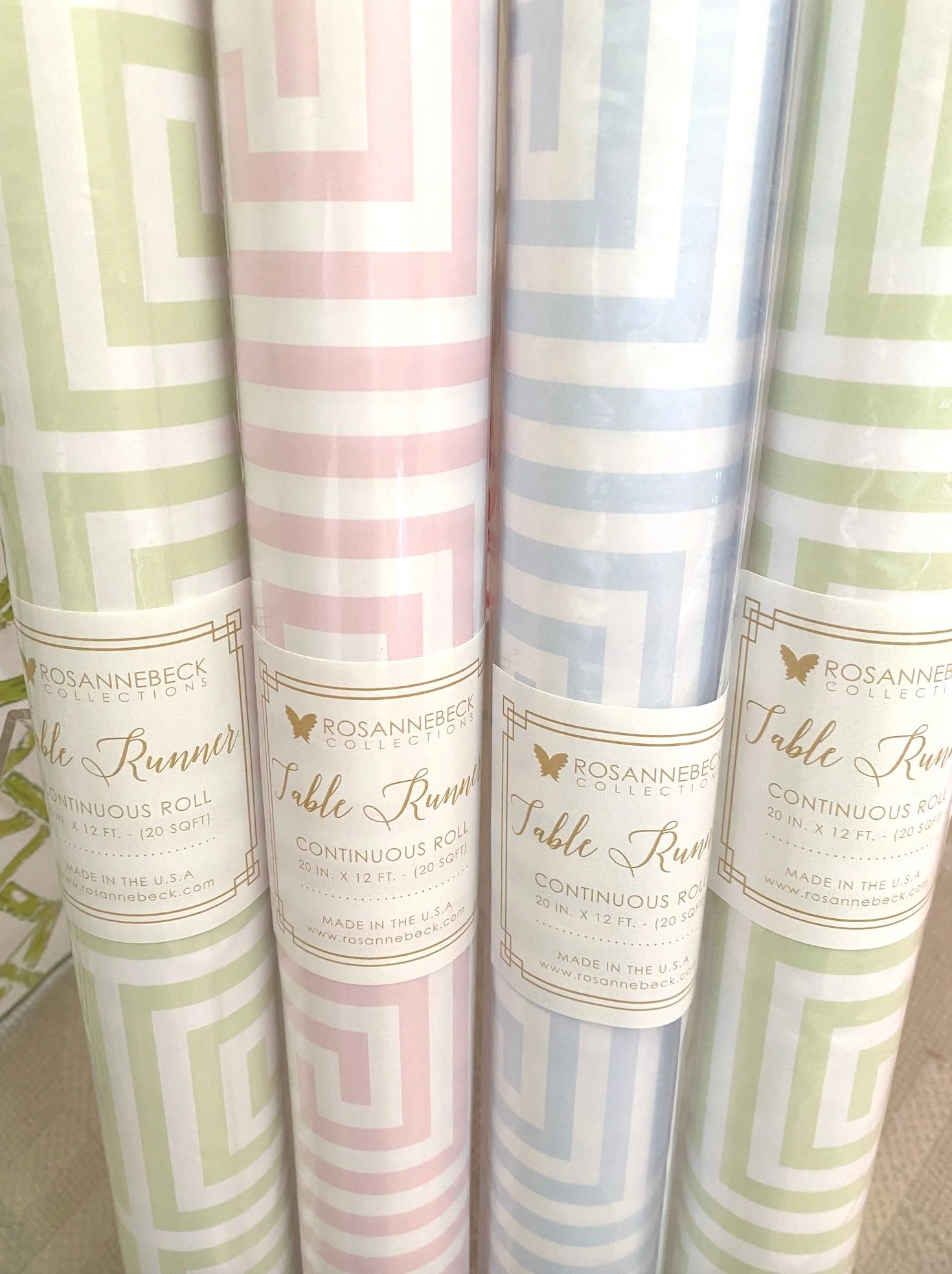 Greek Key Pattern Table Runner