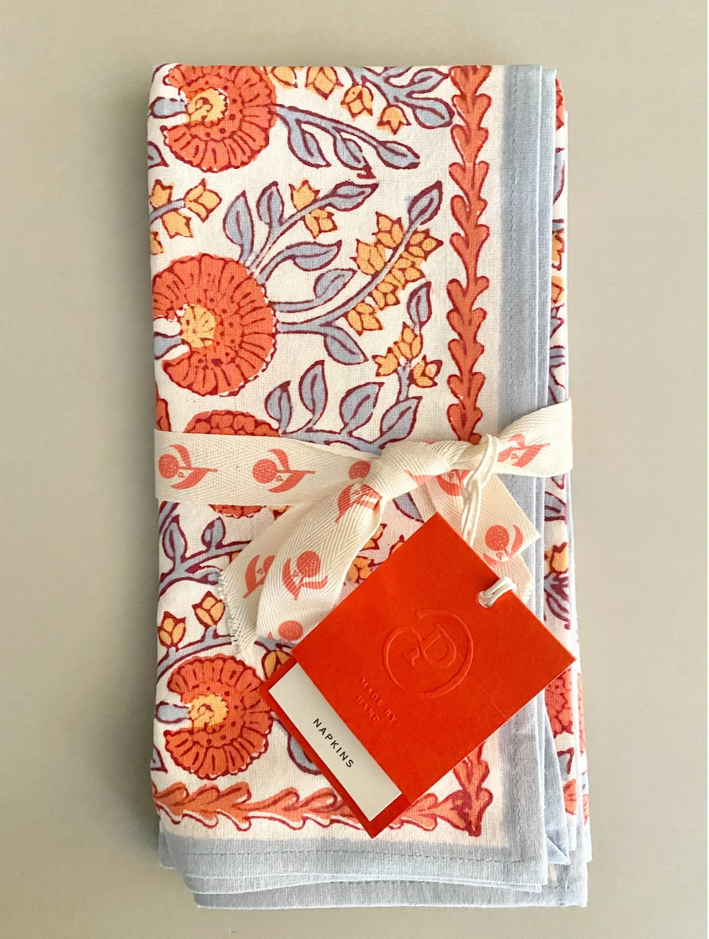 Pomegranate Inc Cactus Flower Ivory Napkin/ Set of 4