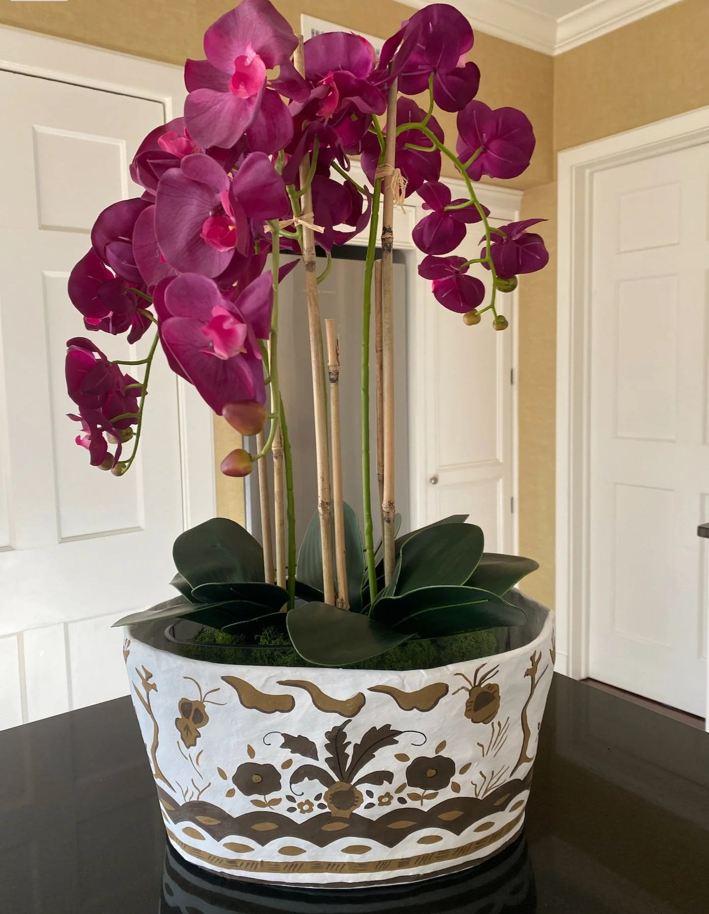 Dana Gibson Sullivan Basket/Brown/Oval